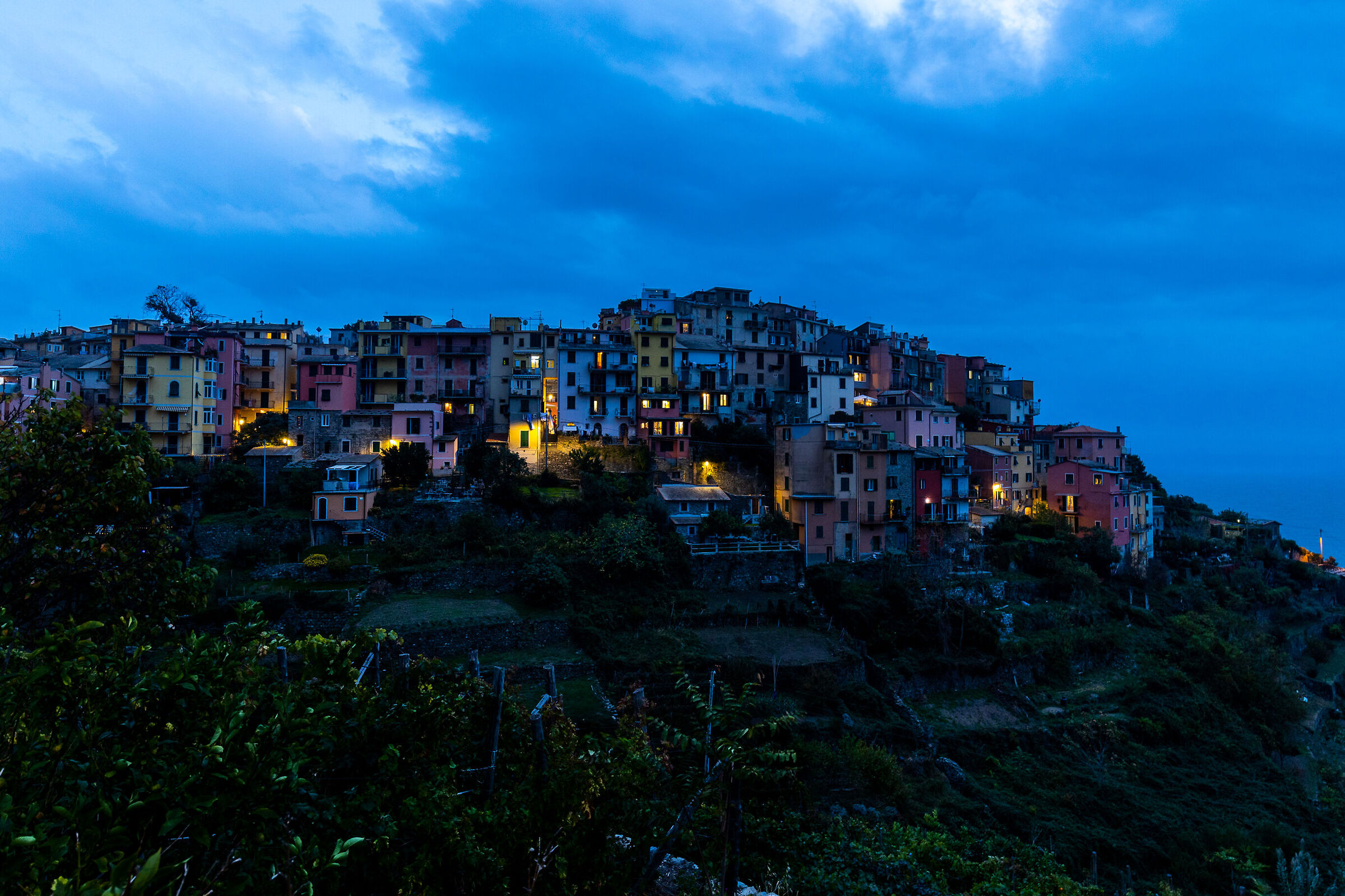 Ora blu a Corniglia