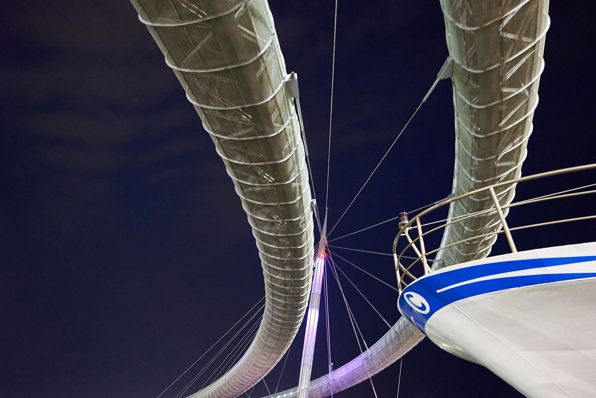 Pescara river skyline