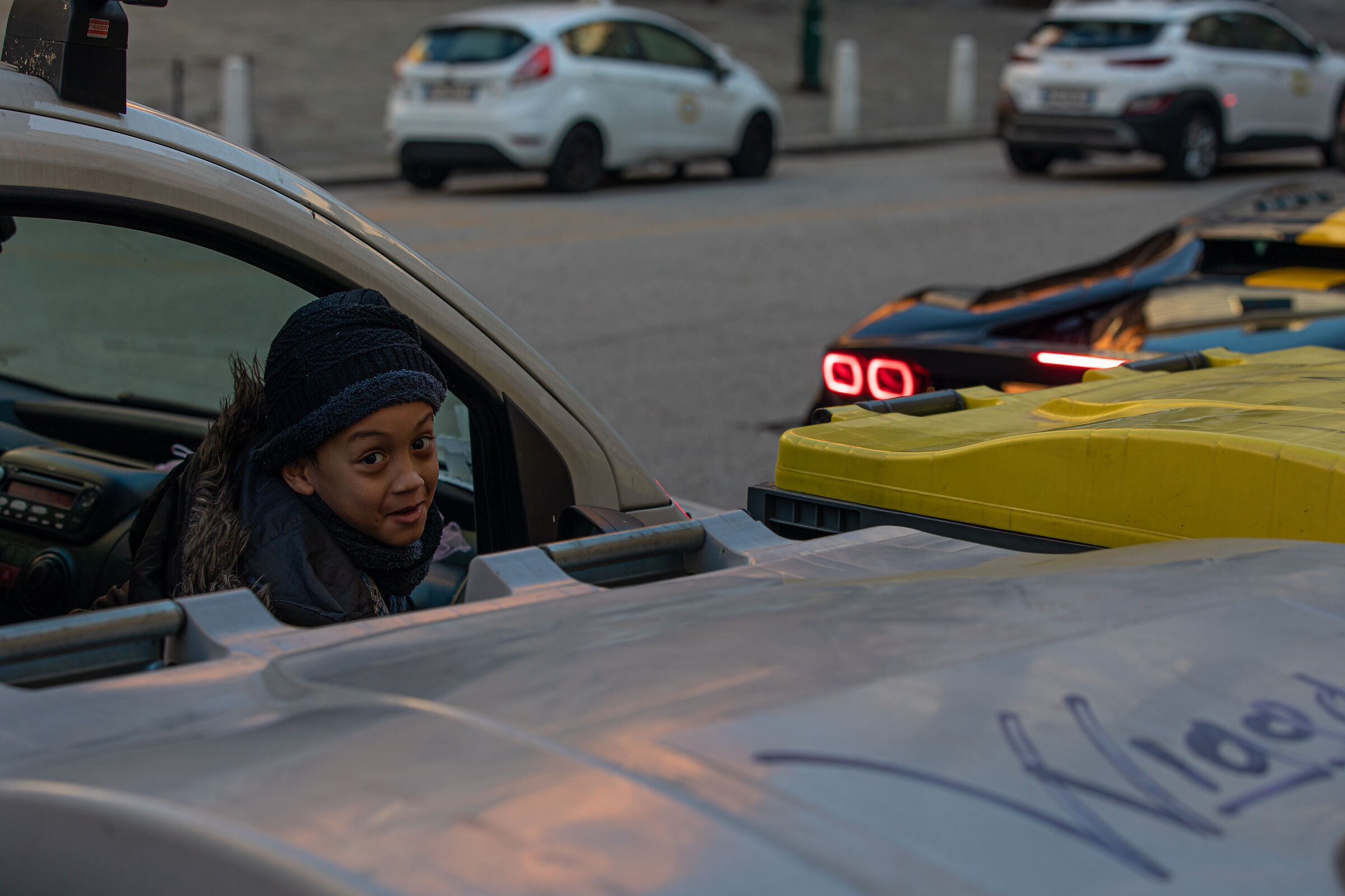 Happiness in his eyes