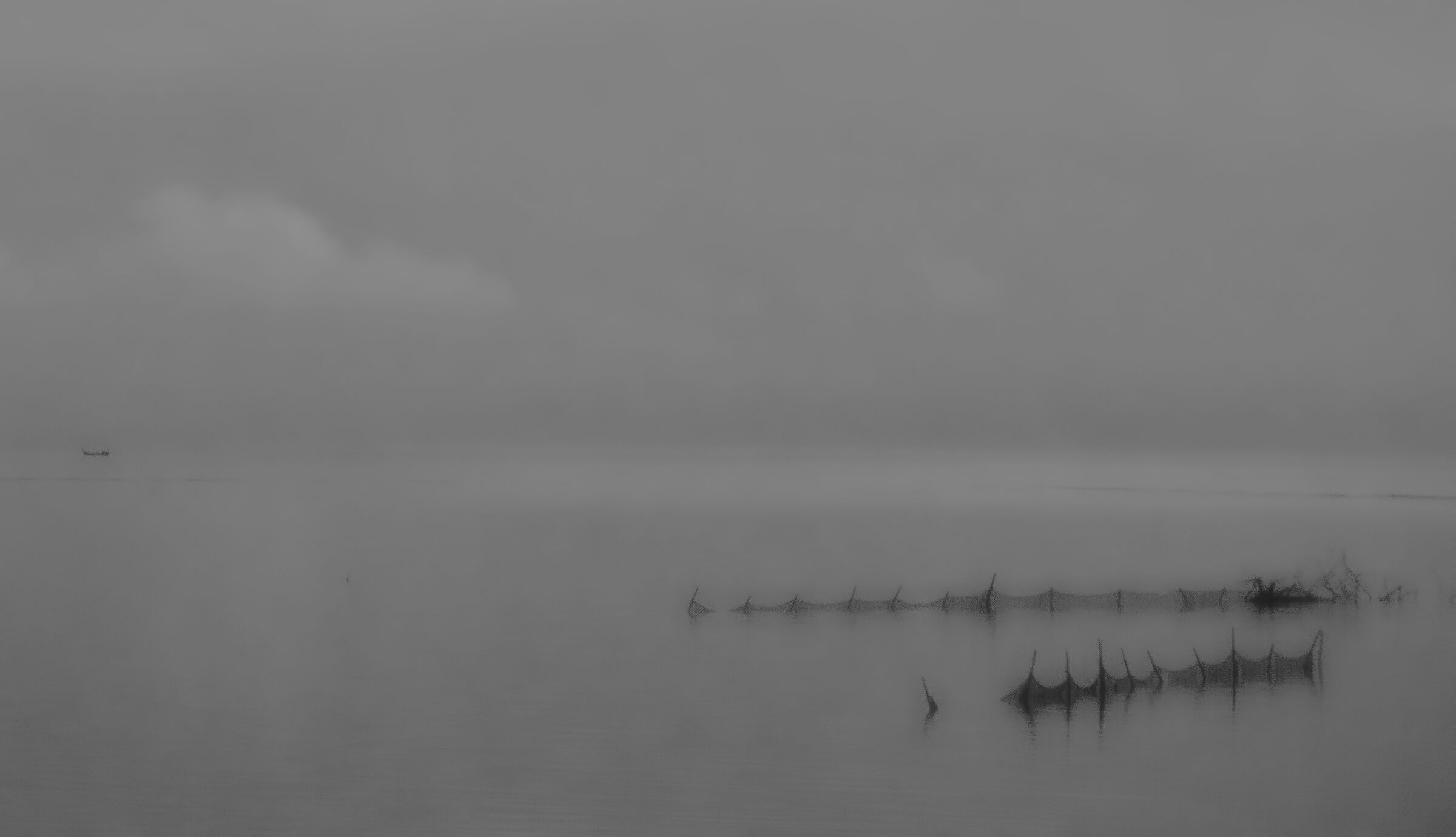 The fishermen's nets (at the first light of dawn invern