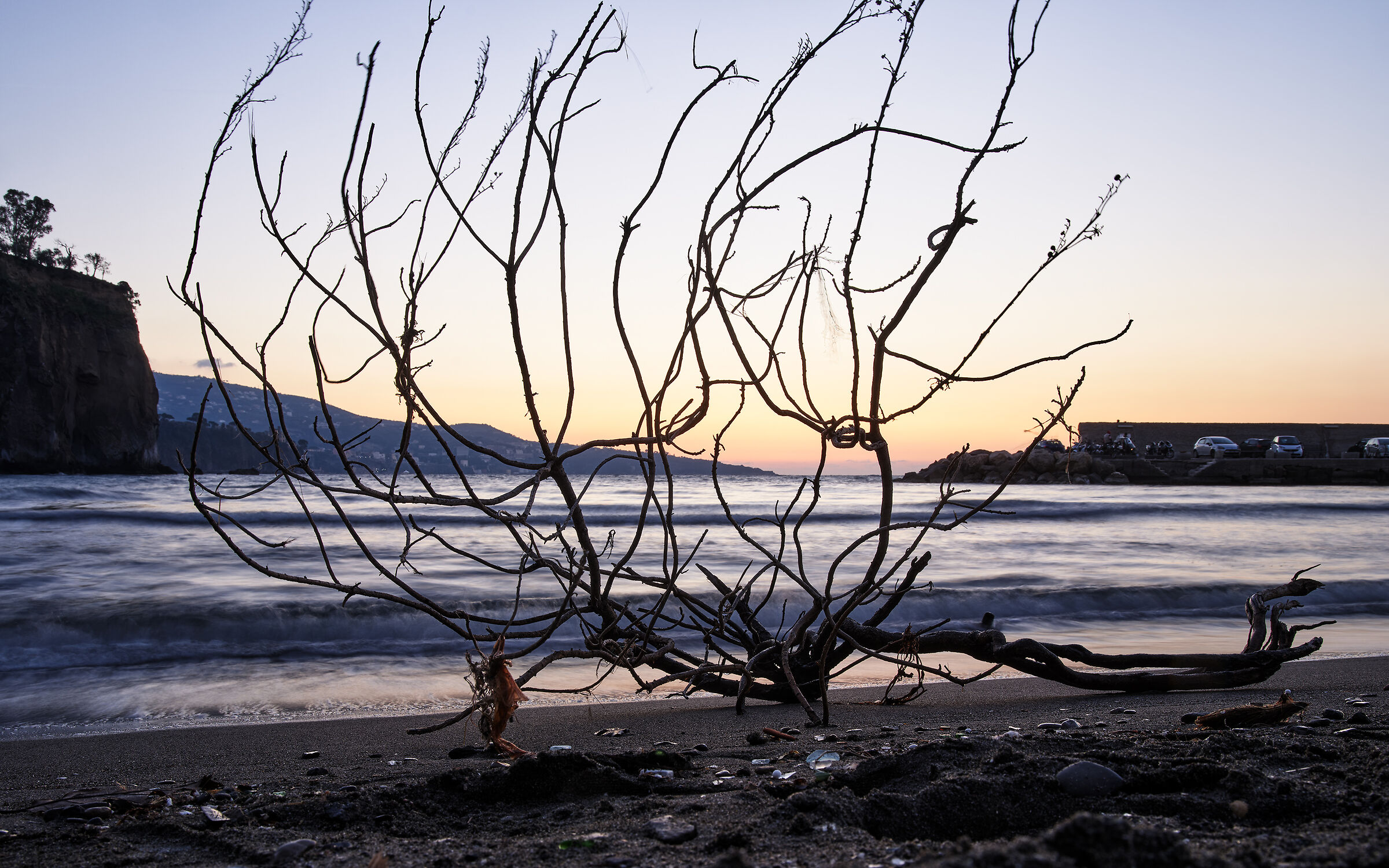 The sea in winter