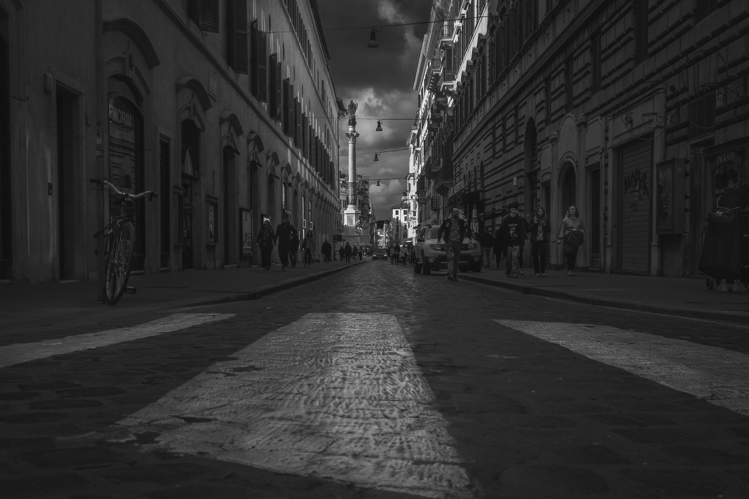 Verso Piazza di Spagna.