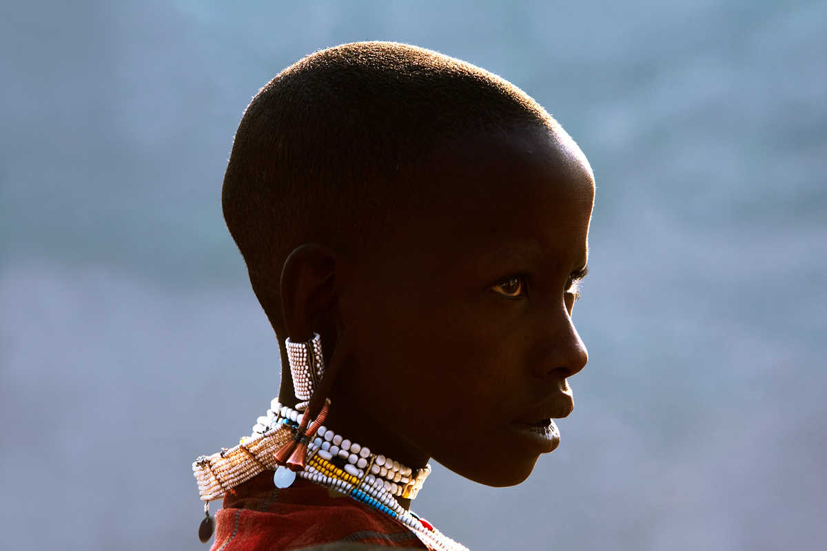 Tanzania: Crater hightland; young Masai
