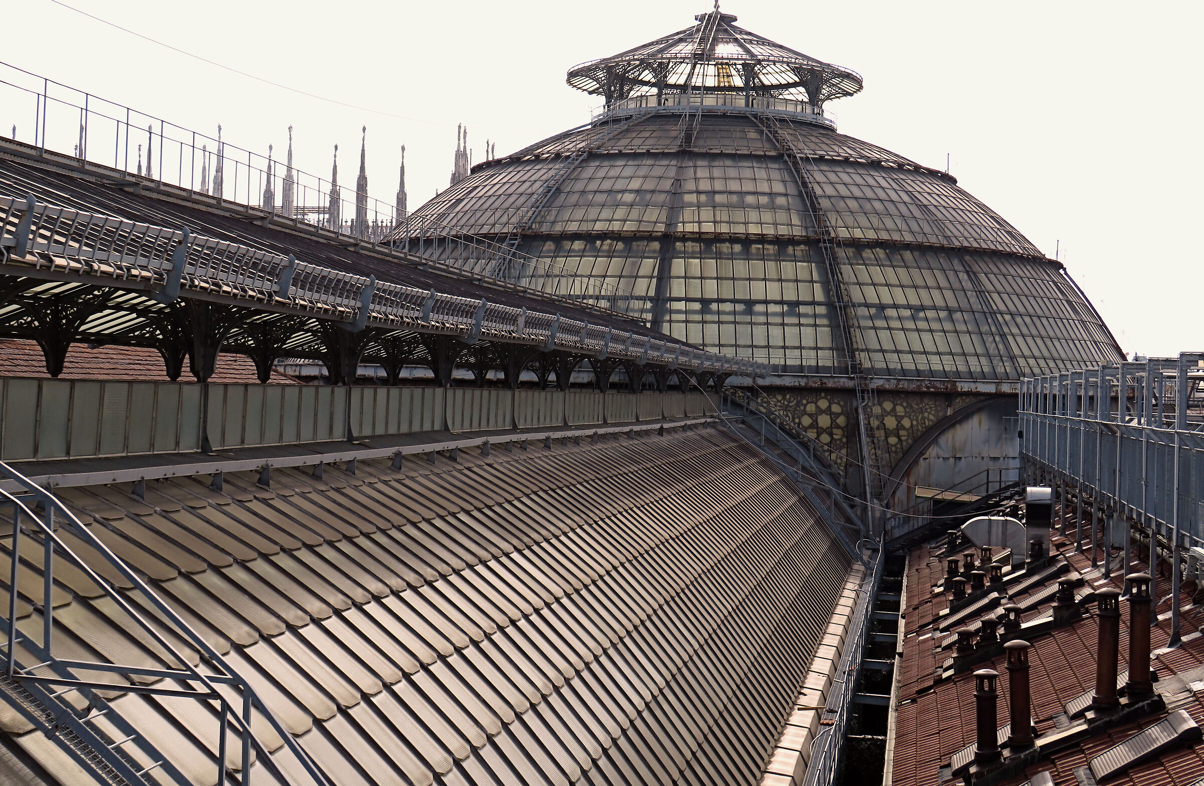 galleria Vittorio Emanuele vista dal tetto
