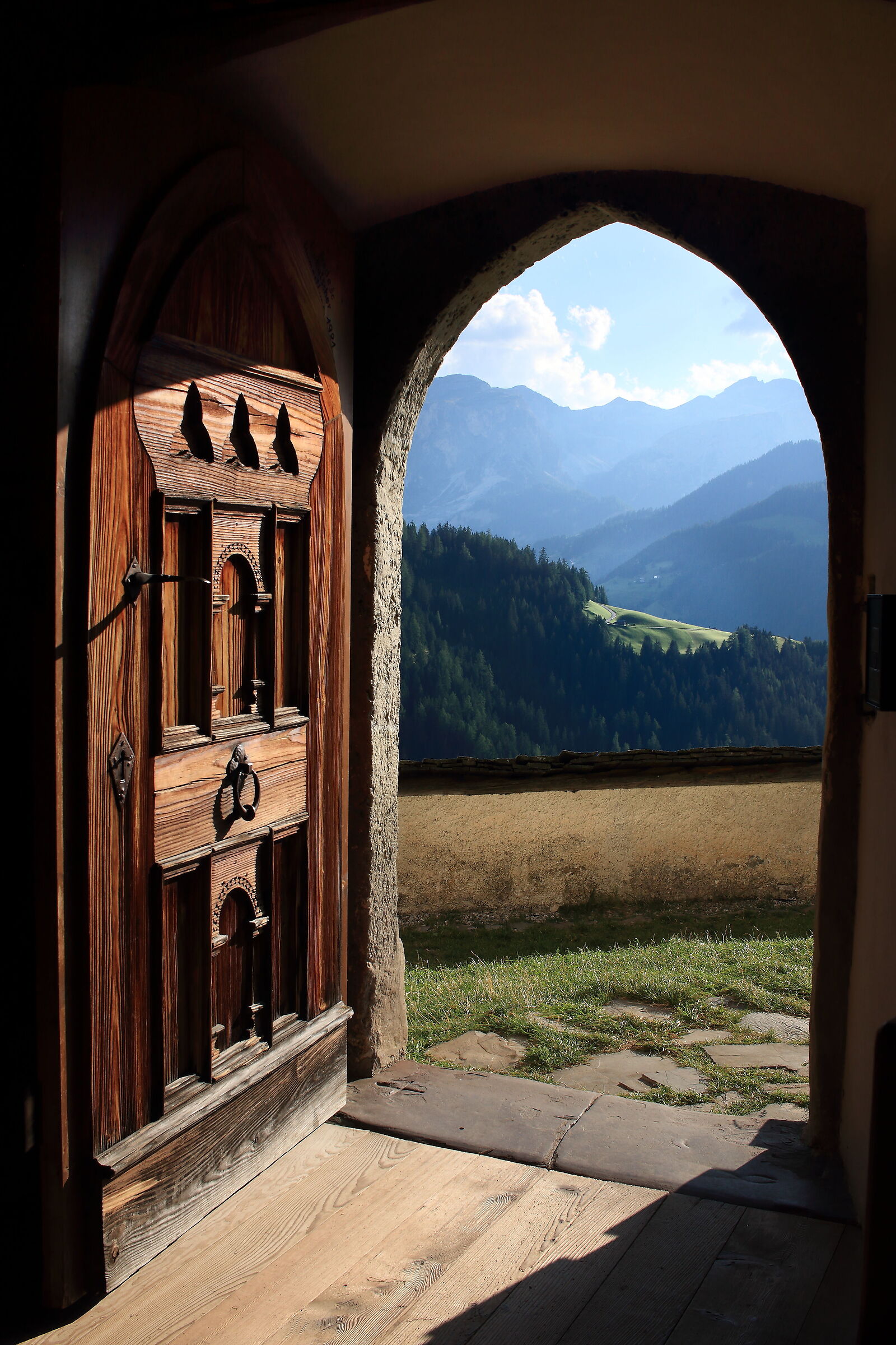St. Barbara - door with a view