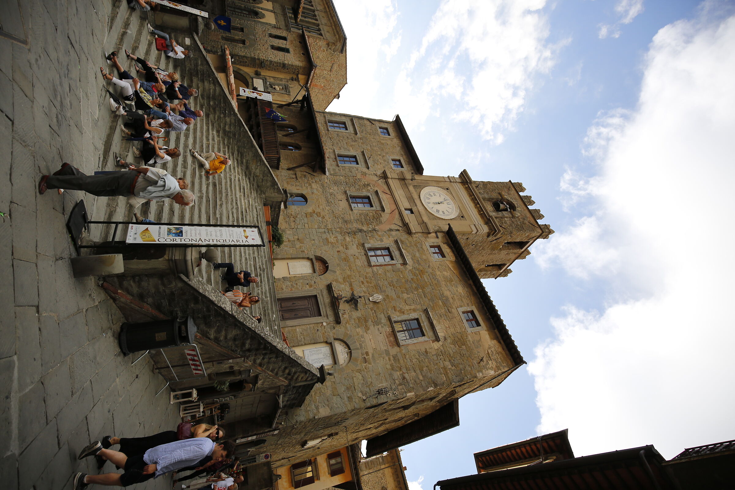 The town hall in Cortona
