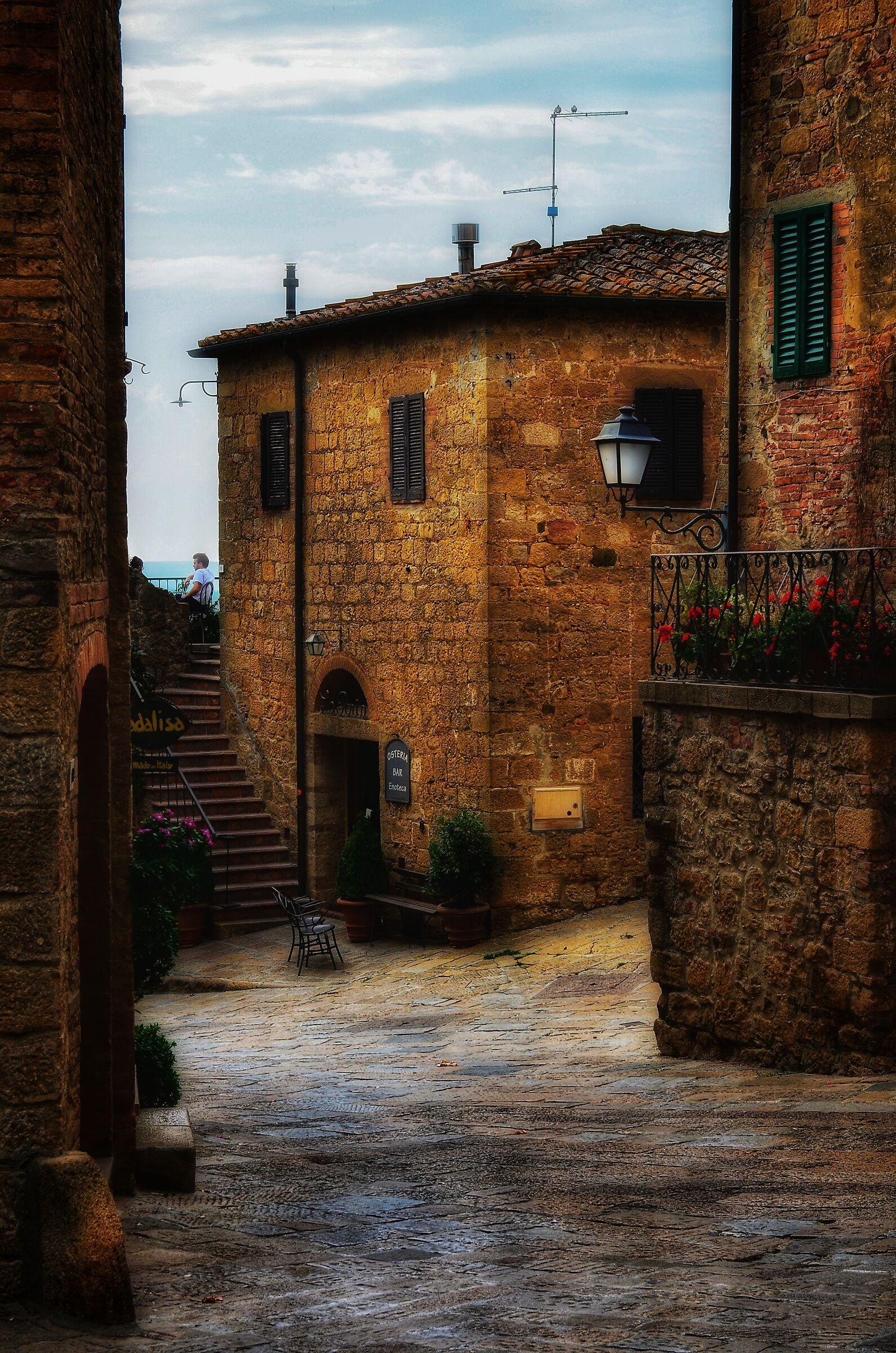 The colors of the village