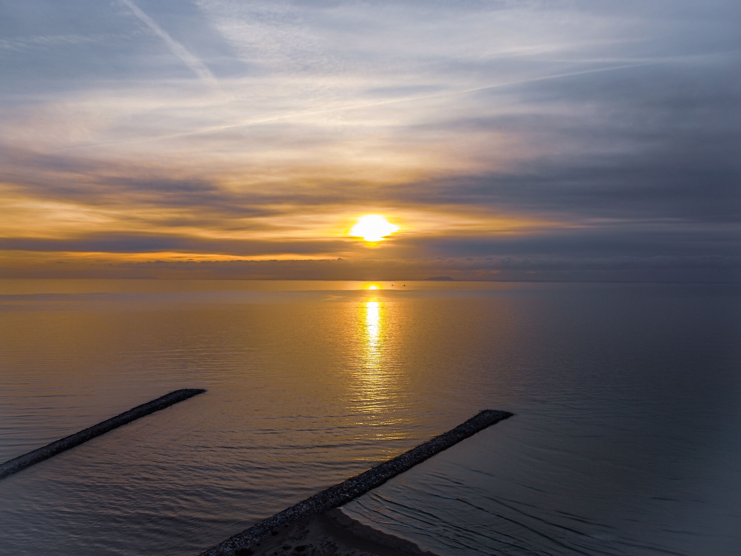 Tramonto di Tirrenia (Pisa)