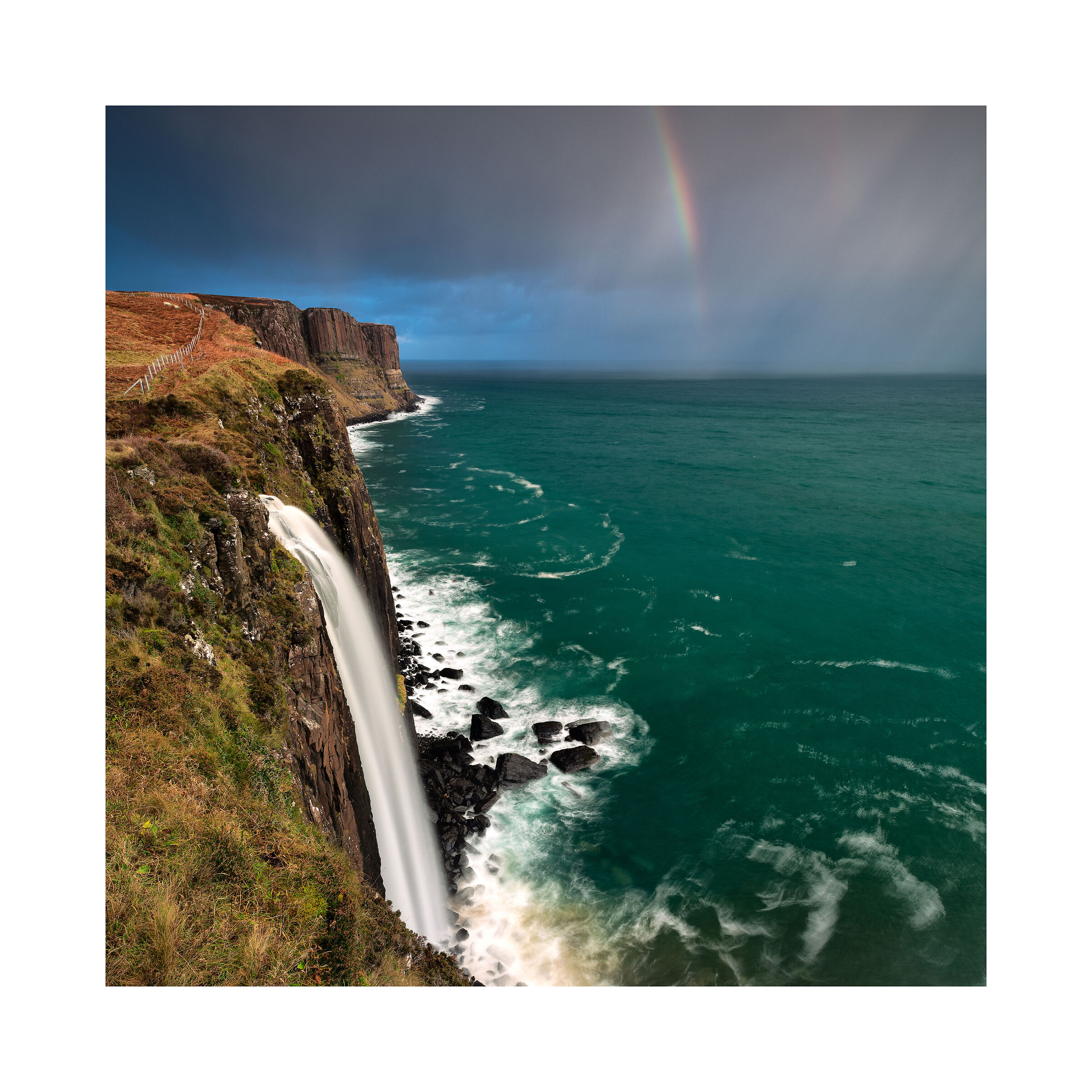 Kilt Rock Waterfall Rainbow