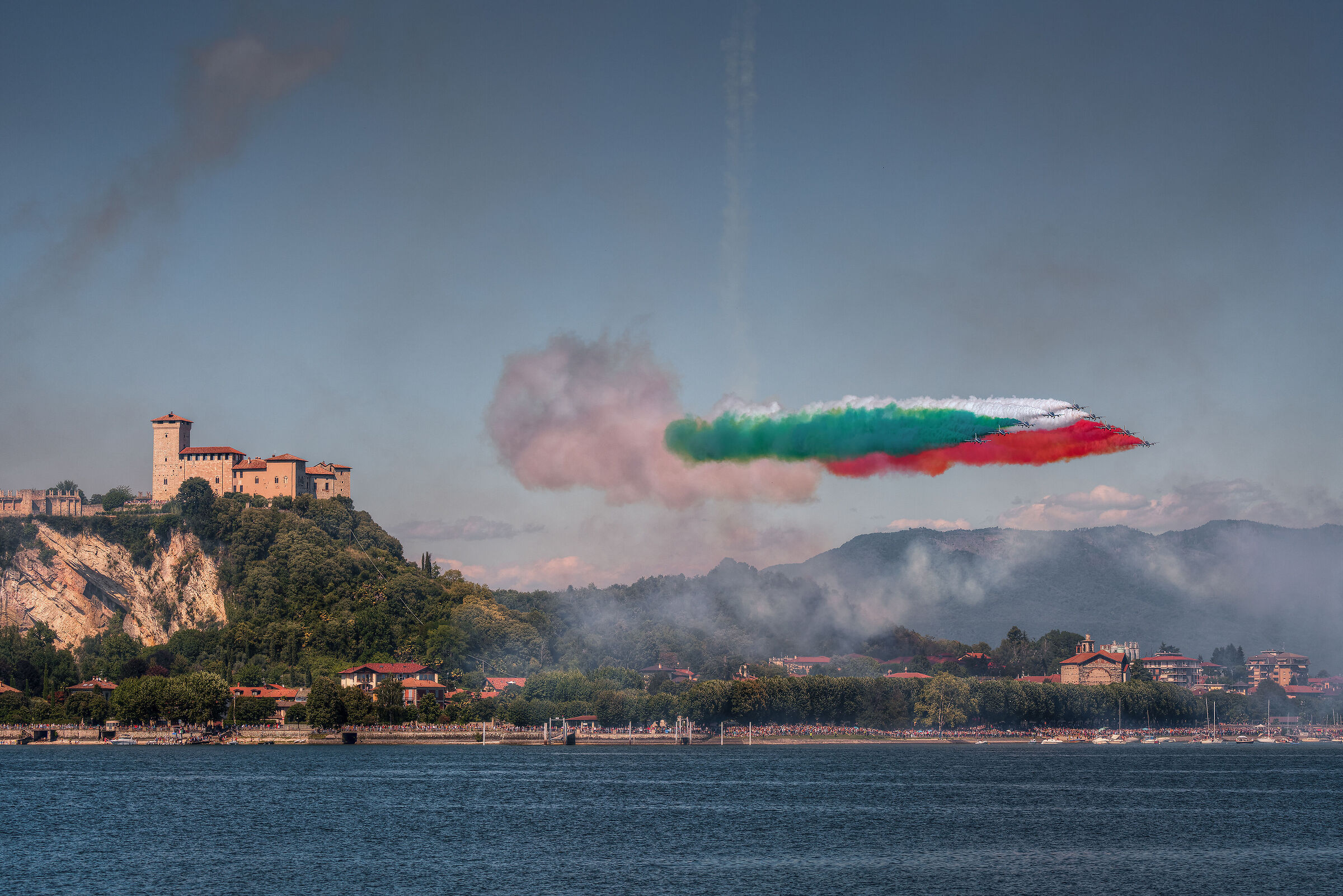 le Frecce Tricolori ad Arona
