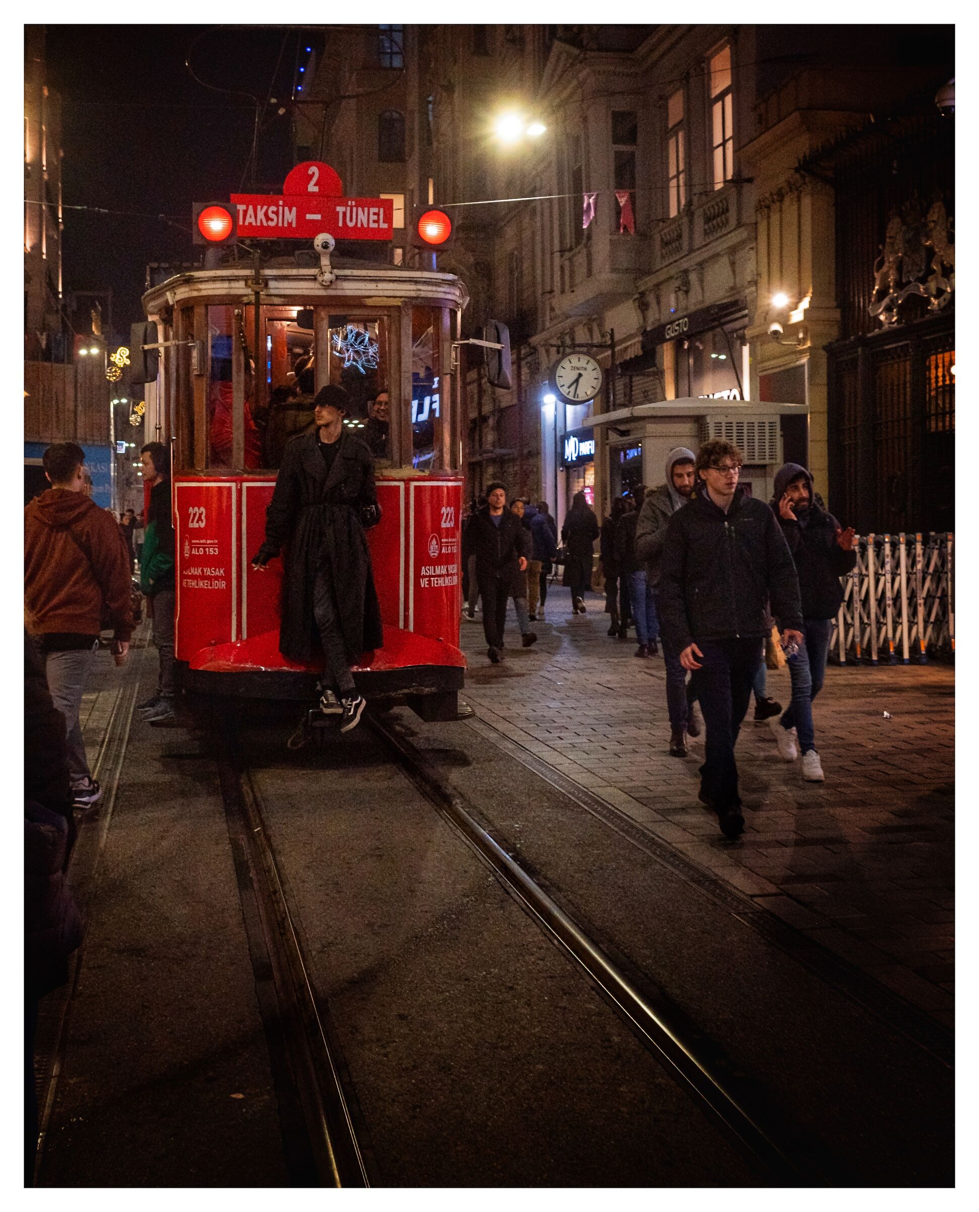 Made the bus in second flat