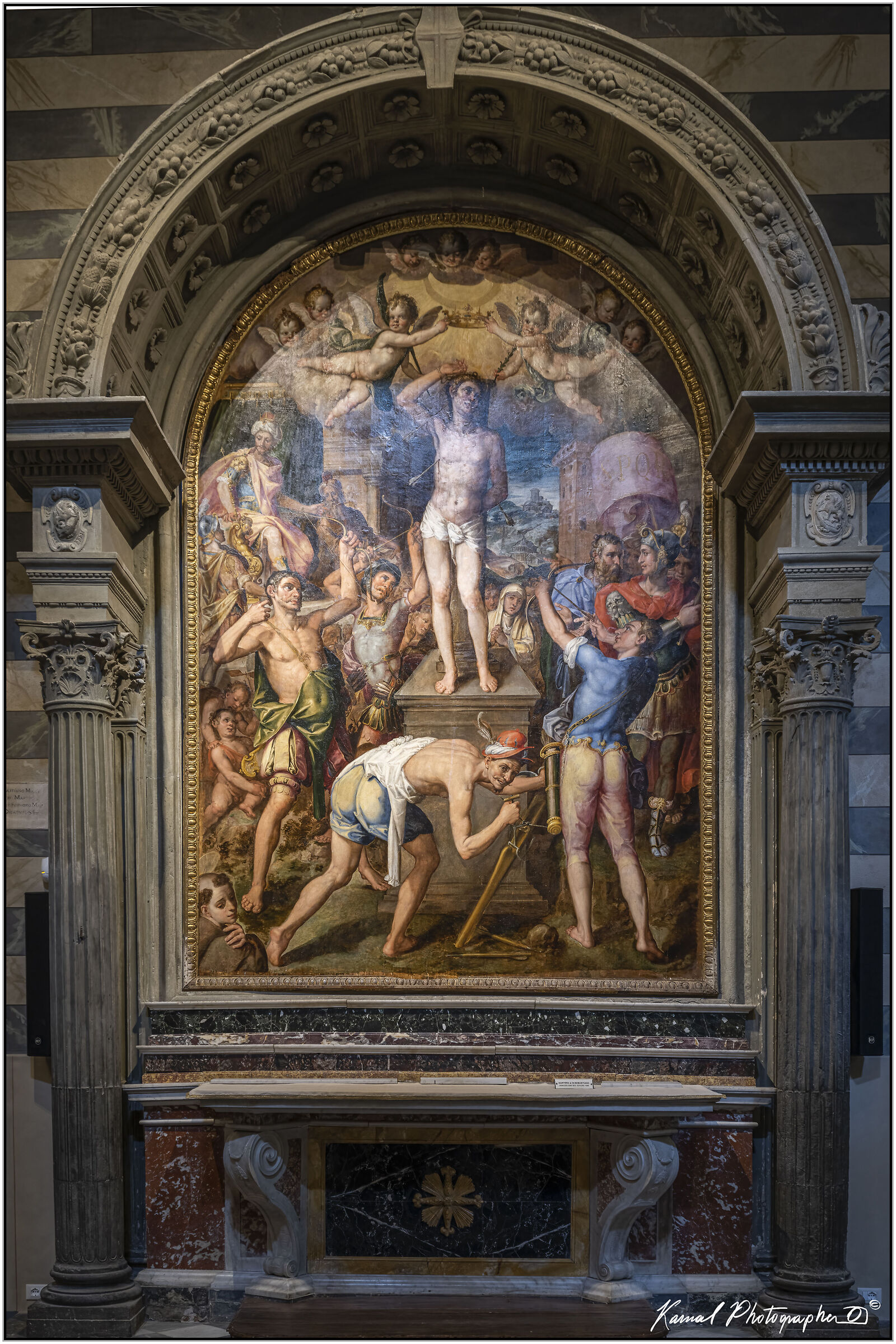 Martyrdom of St. Sebastian Cathedral of Siena