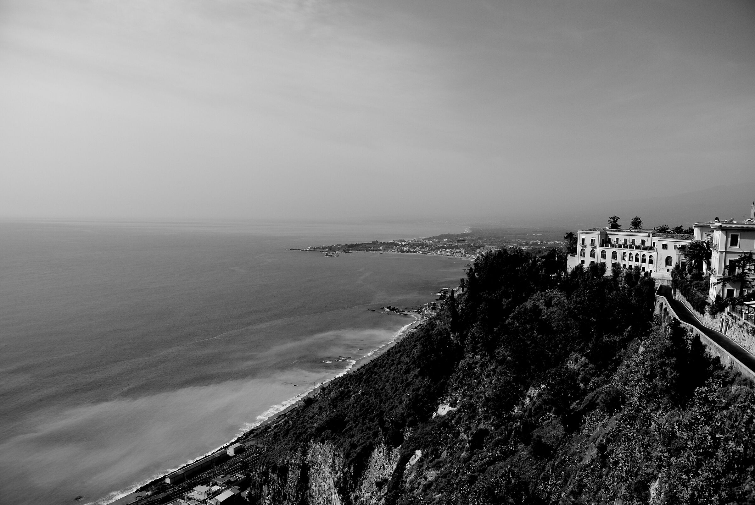 Taormina in B&W