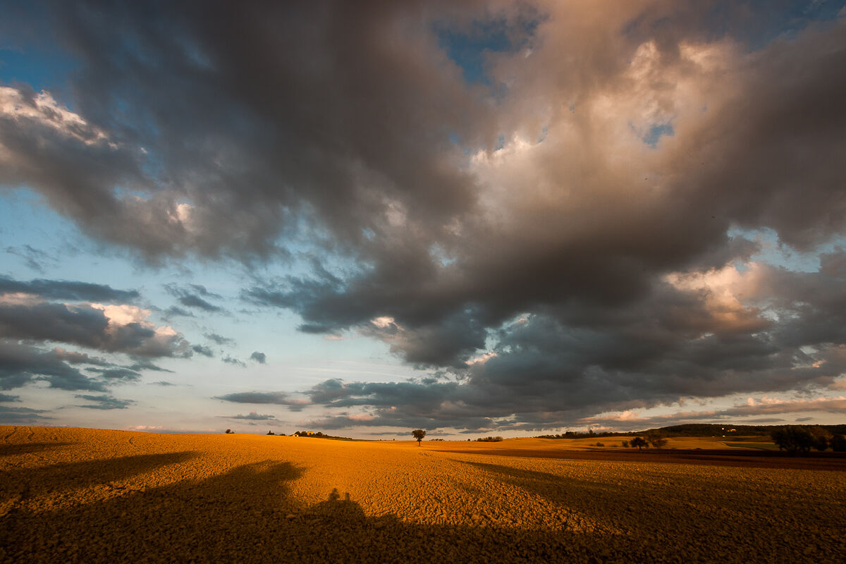 Four miles south of Siena...