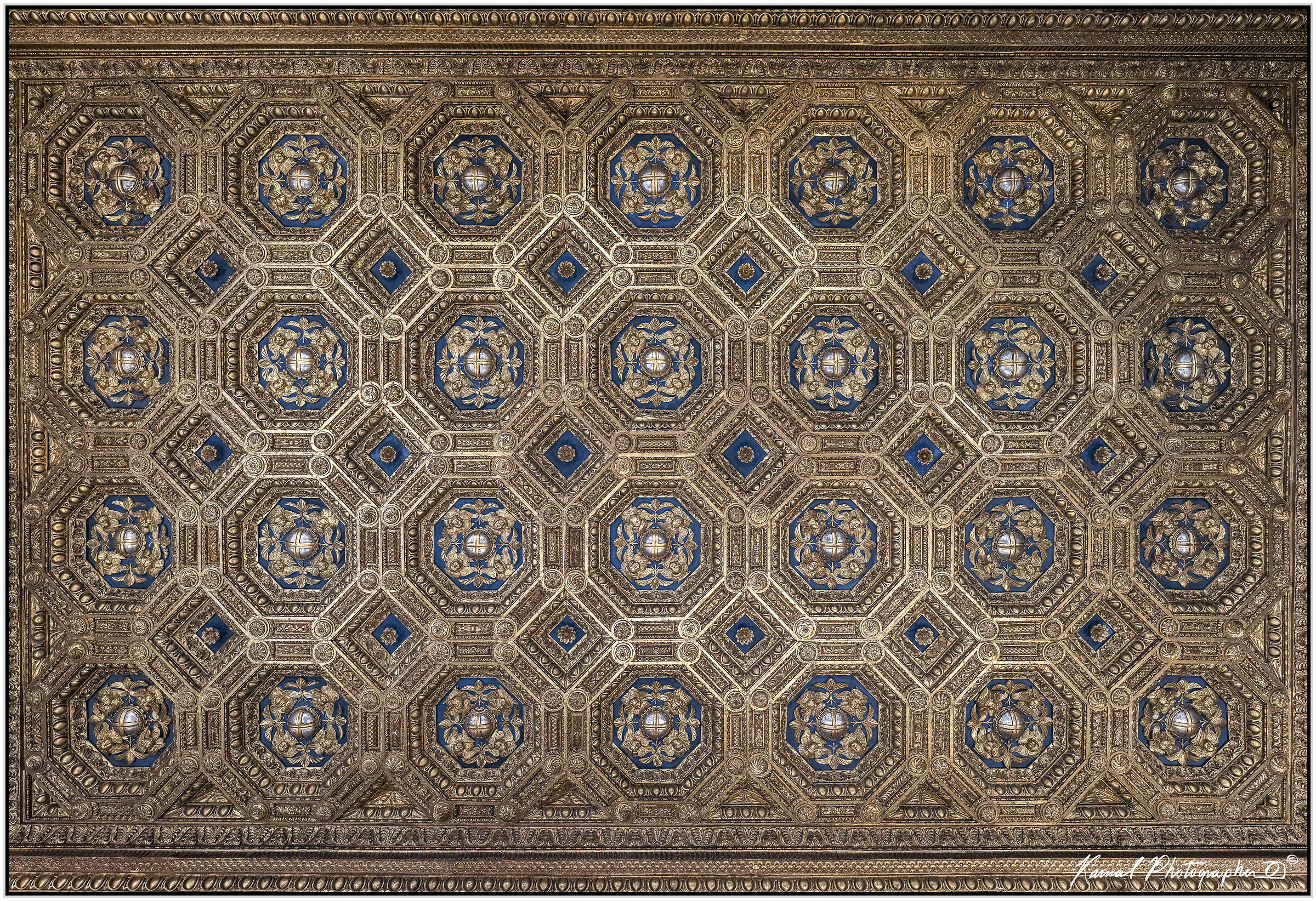 Detail of a ceiling Palazzo Vecccchio Florence
