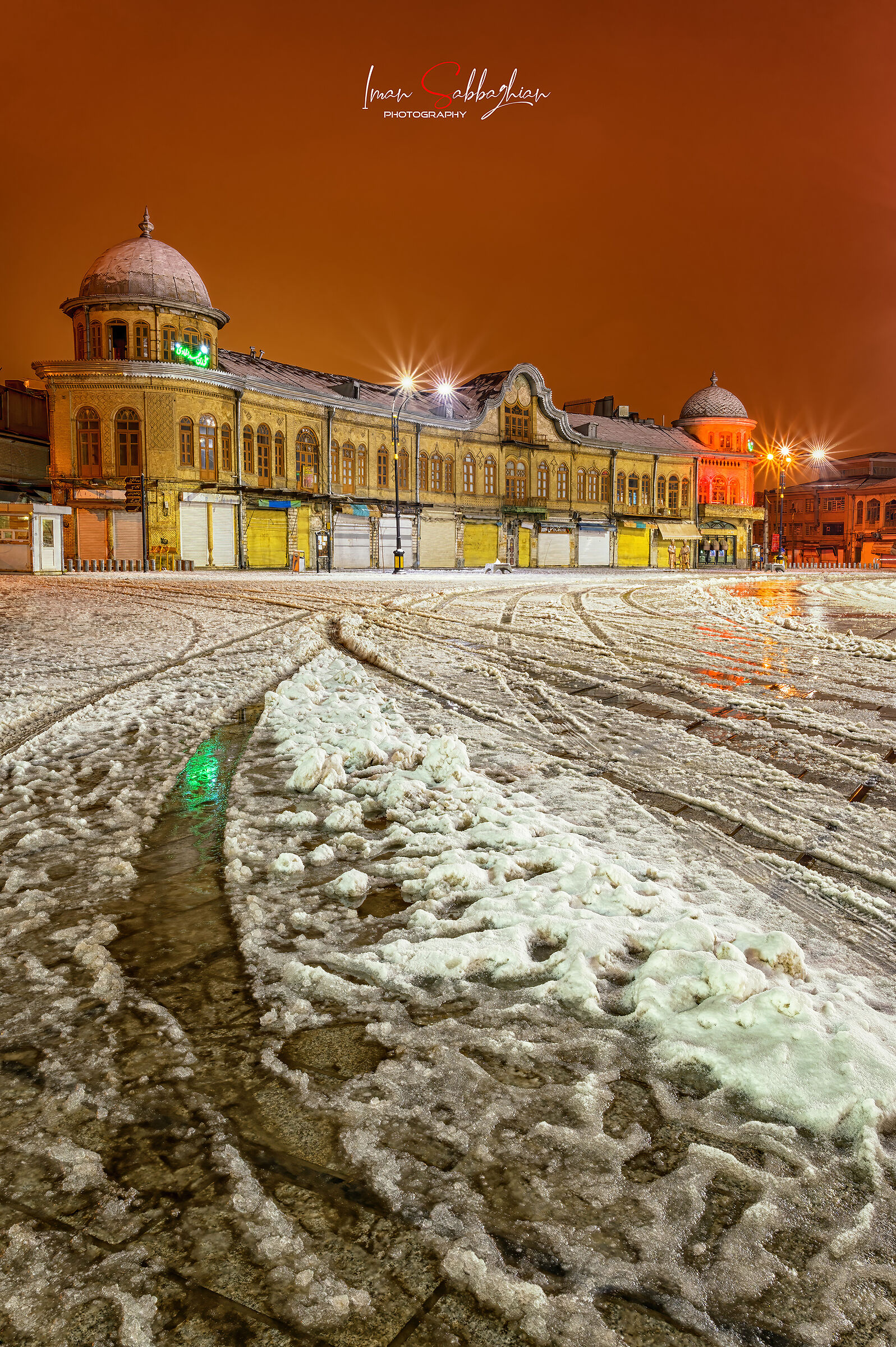 Snowy midnight