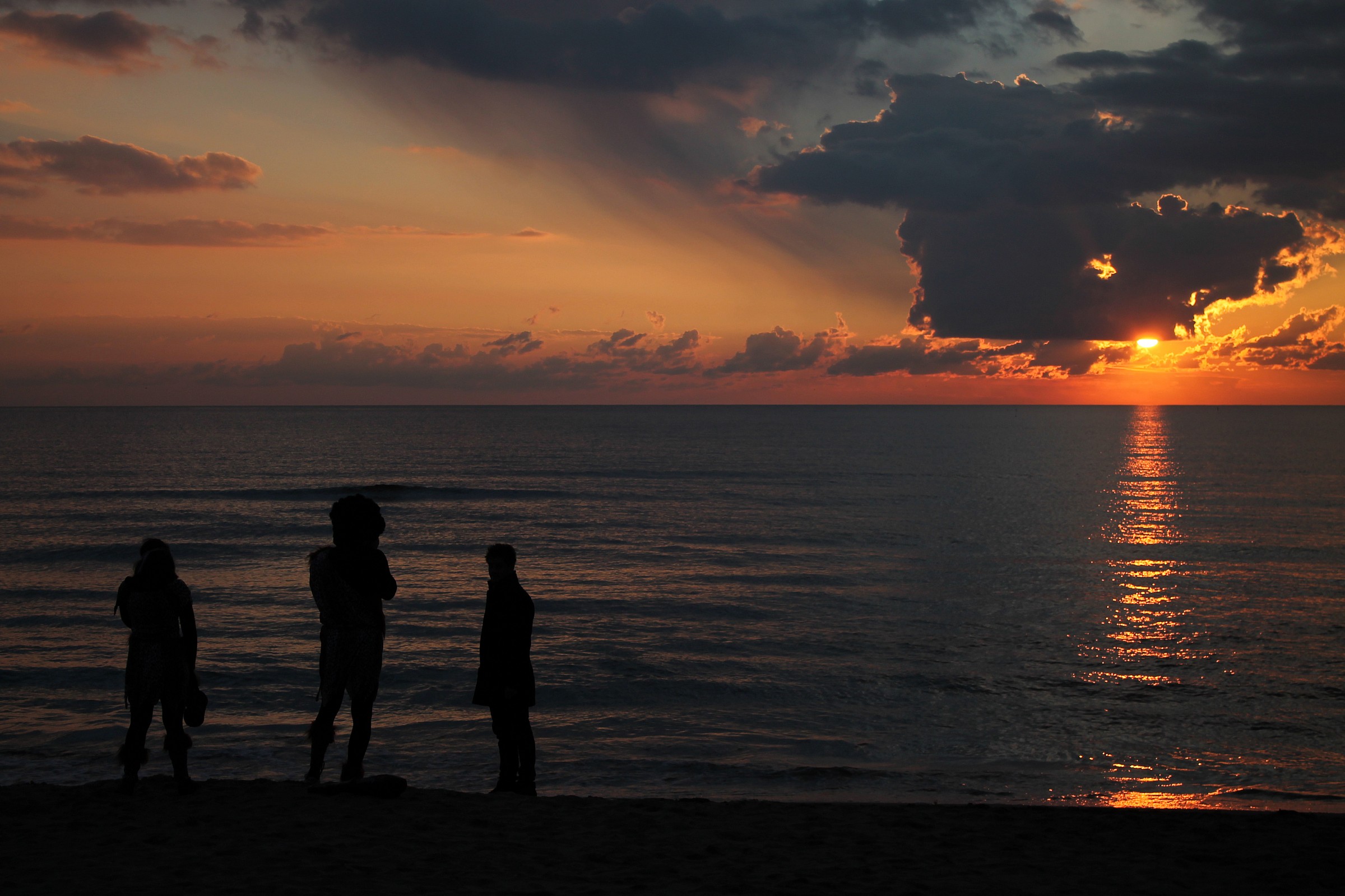 tramonto di carnevale