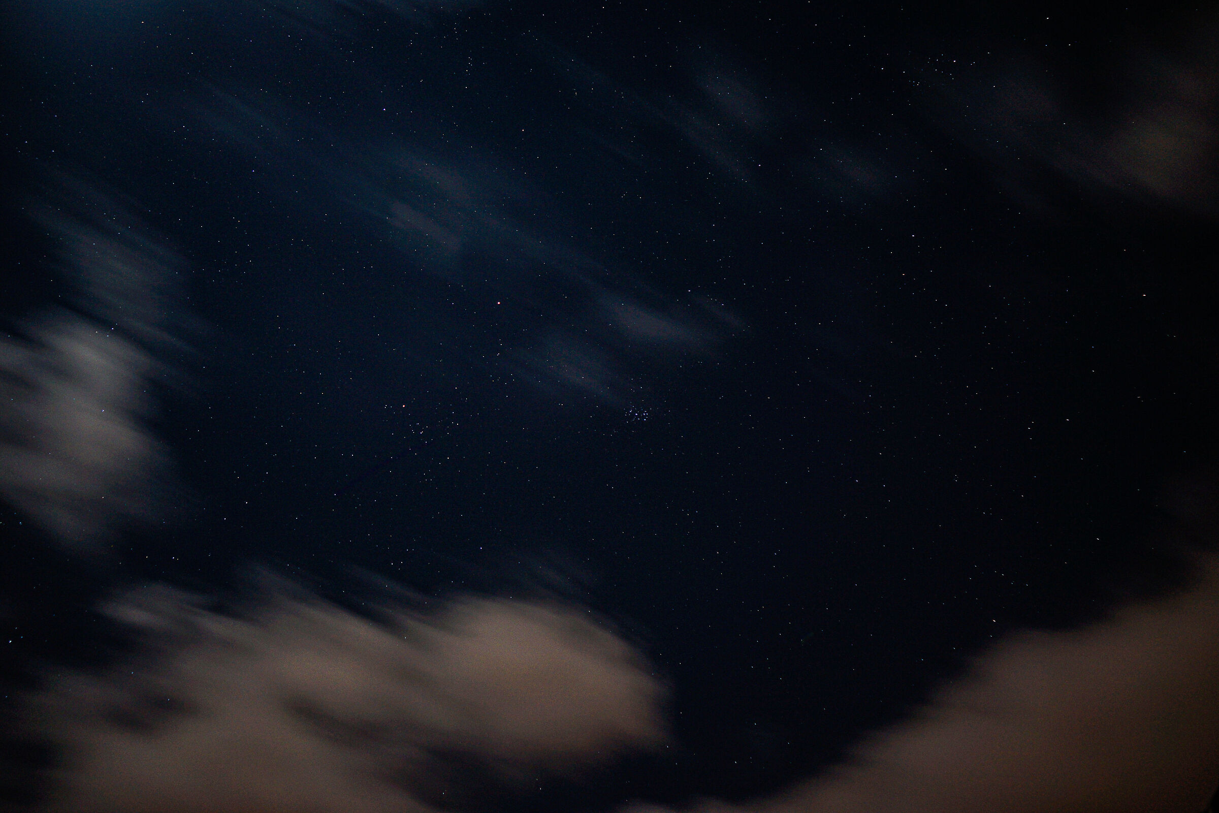 Pleiades and Mars