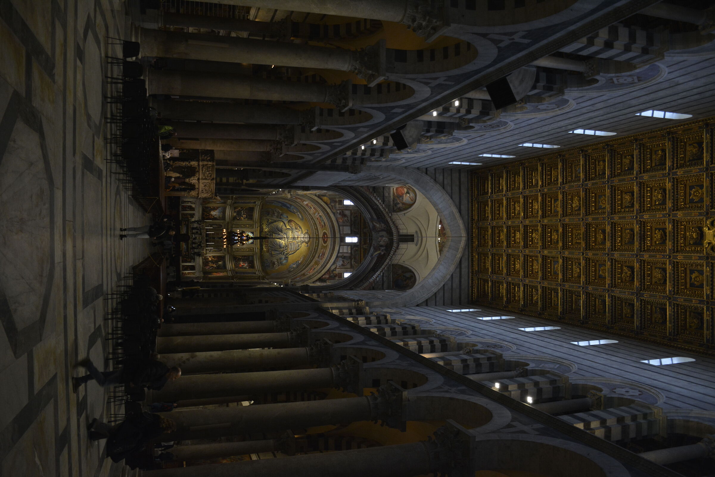 Inside the cathedral