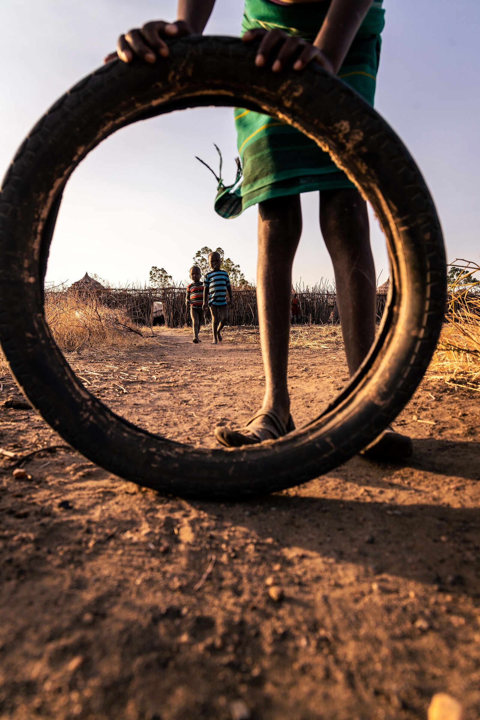 The circle of the village