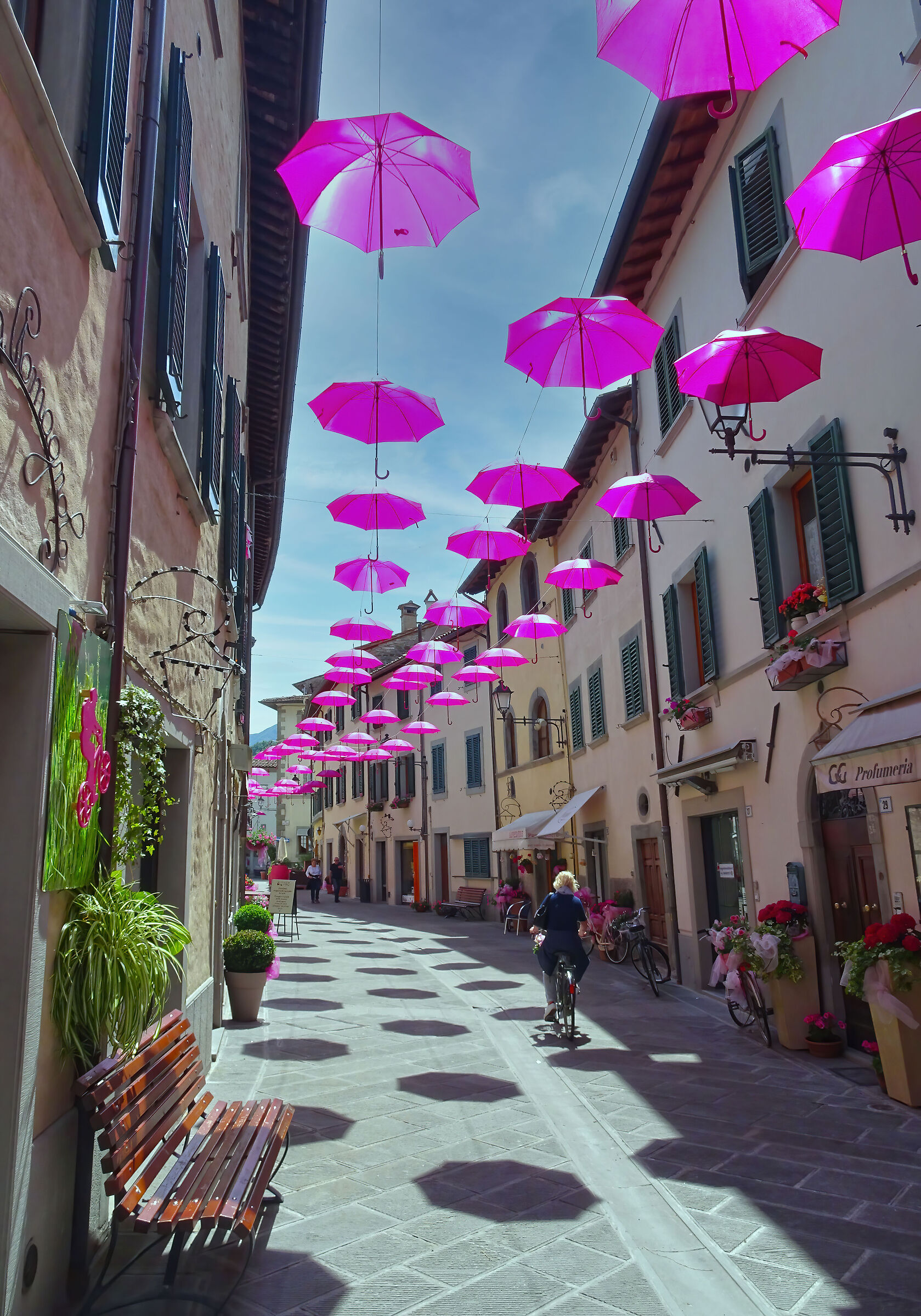 Bagno di Romagna Pink Umbrellas