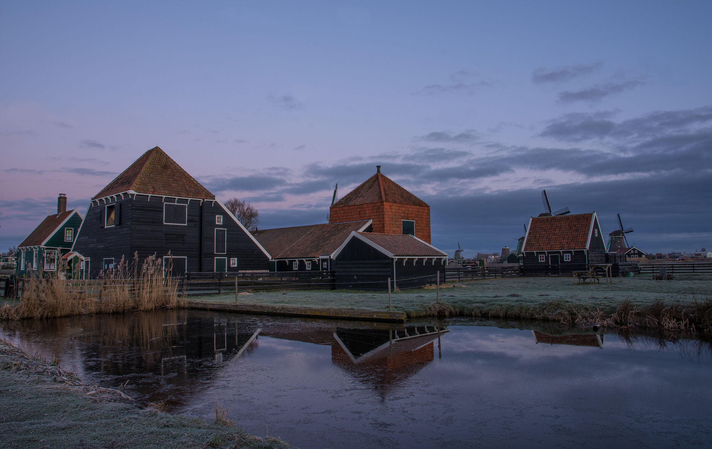 Prime luci sullo Zaanse Schans