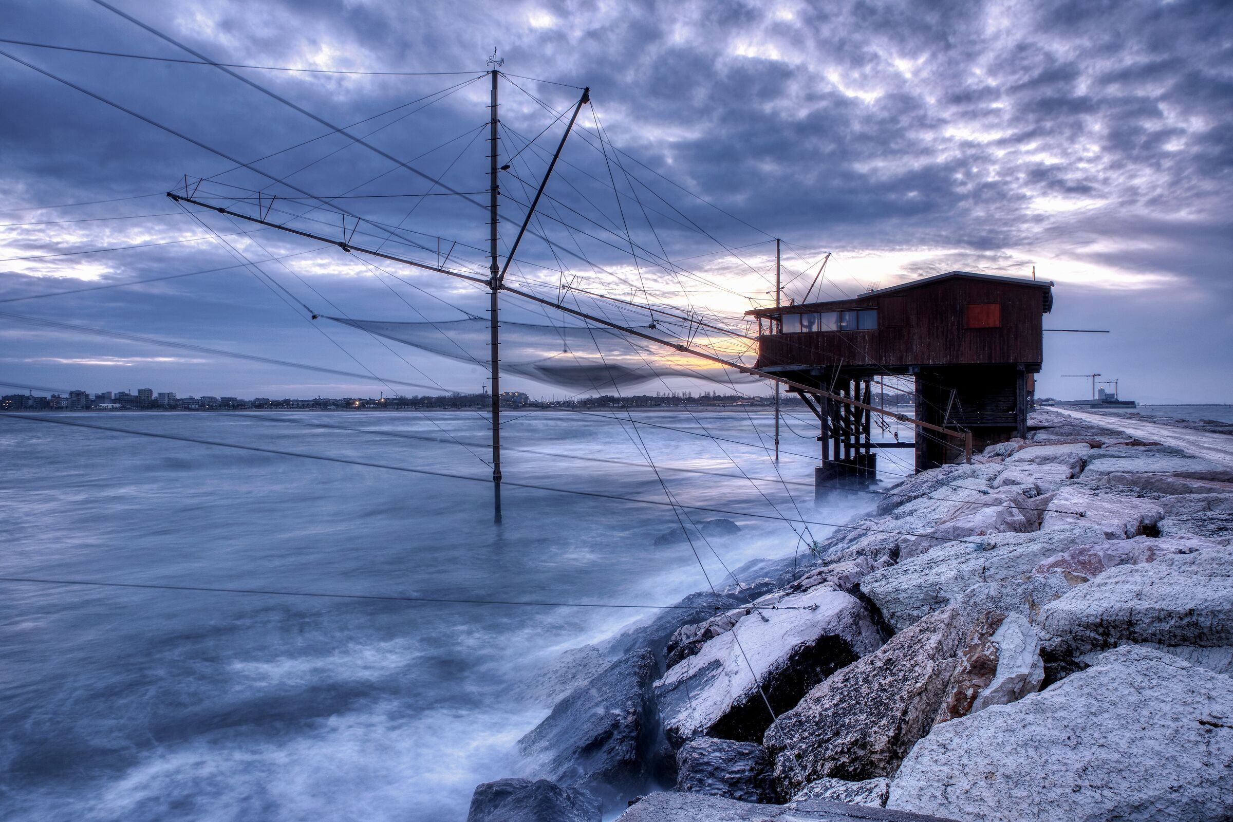 Fishing scale in Sottomarina