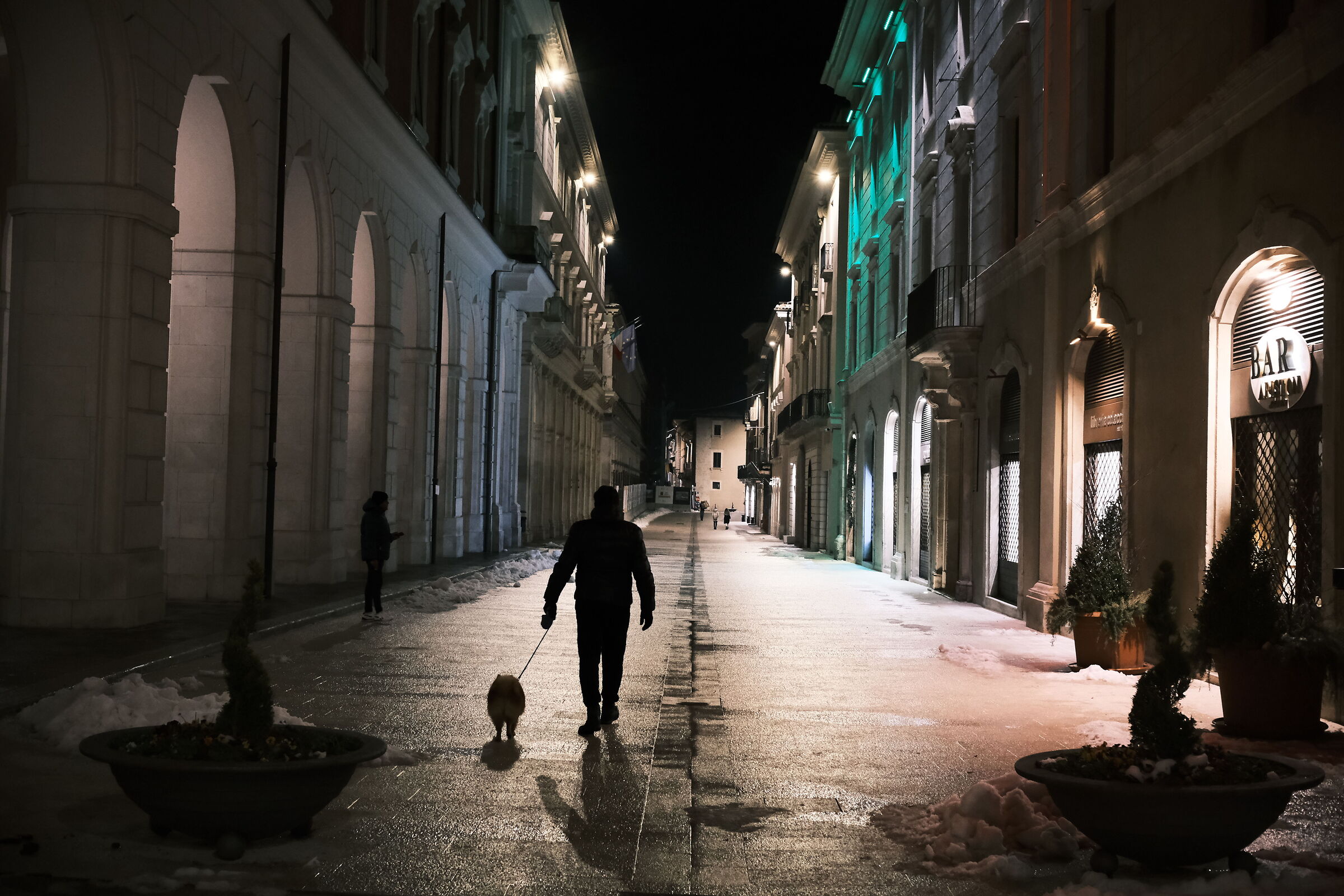 Un corso affollato di fine gennaio - L'Aquila