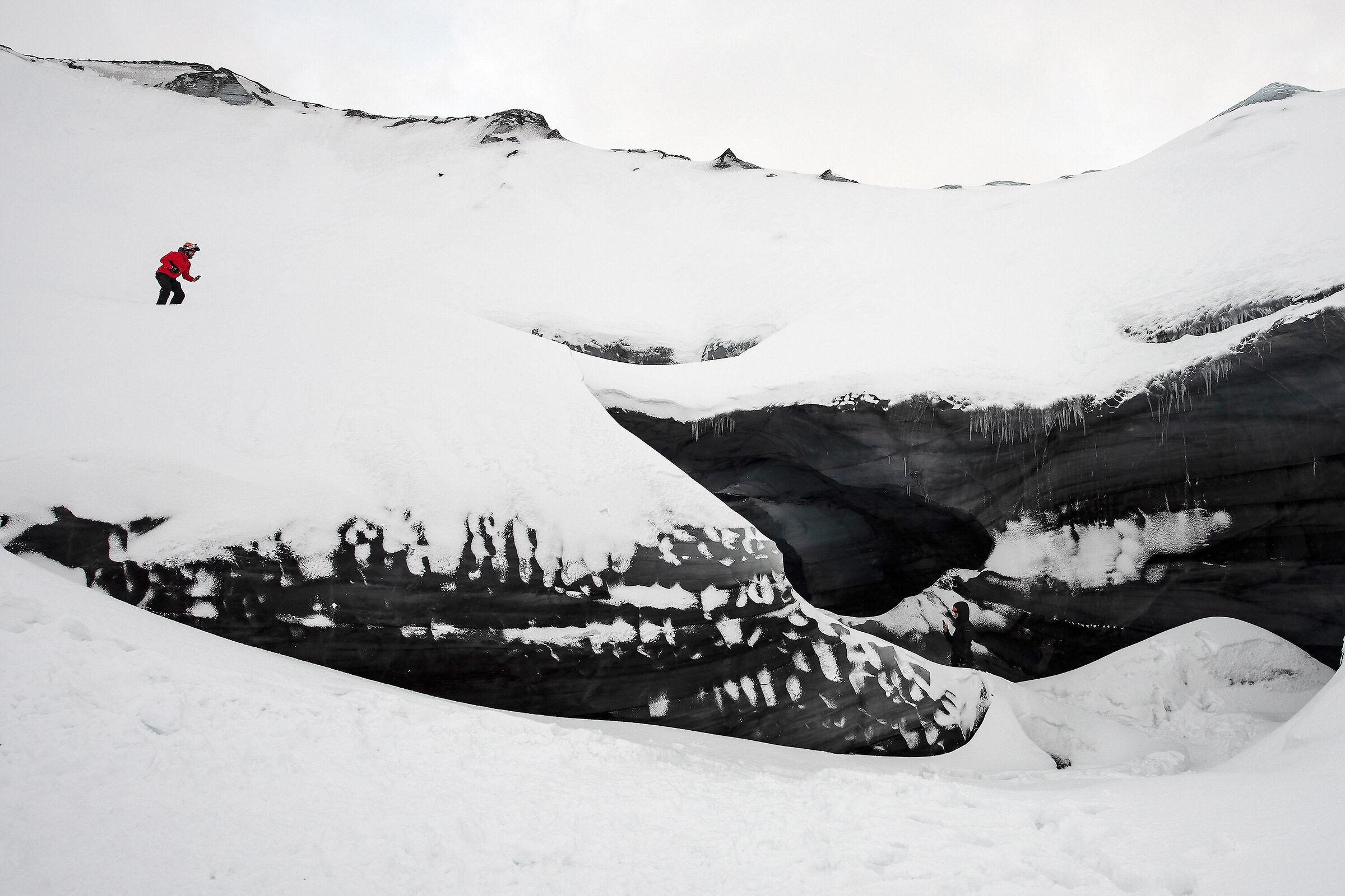 On the Mýrdalsjökull glacier