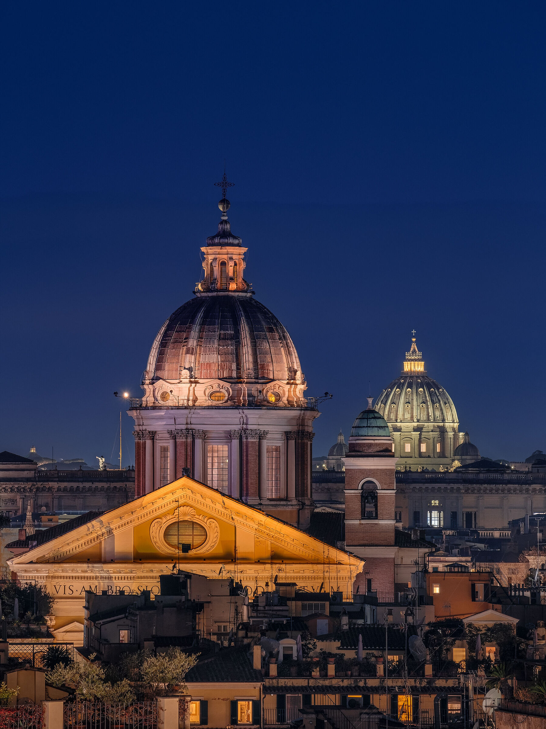 From Trinità dei Monti in the evening
