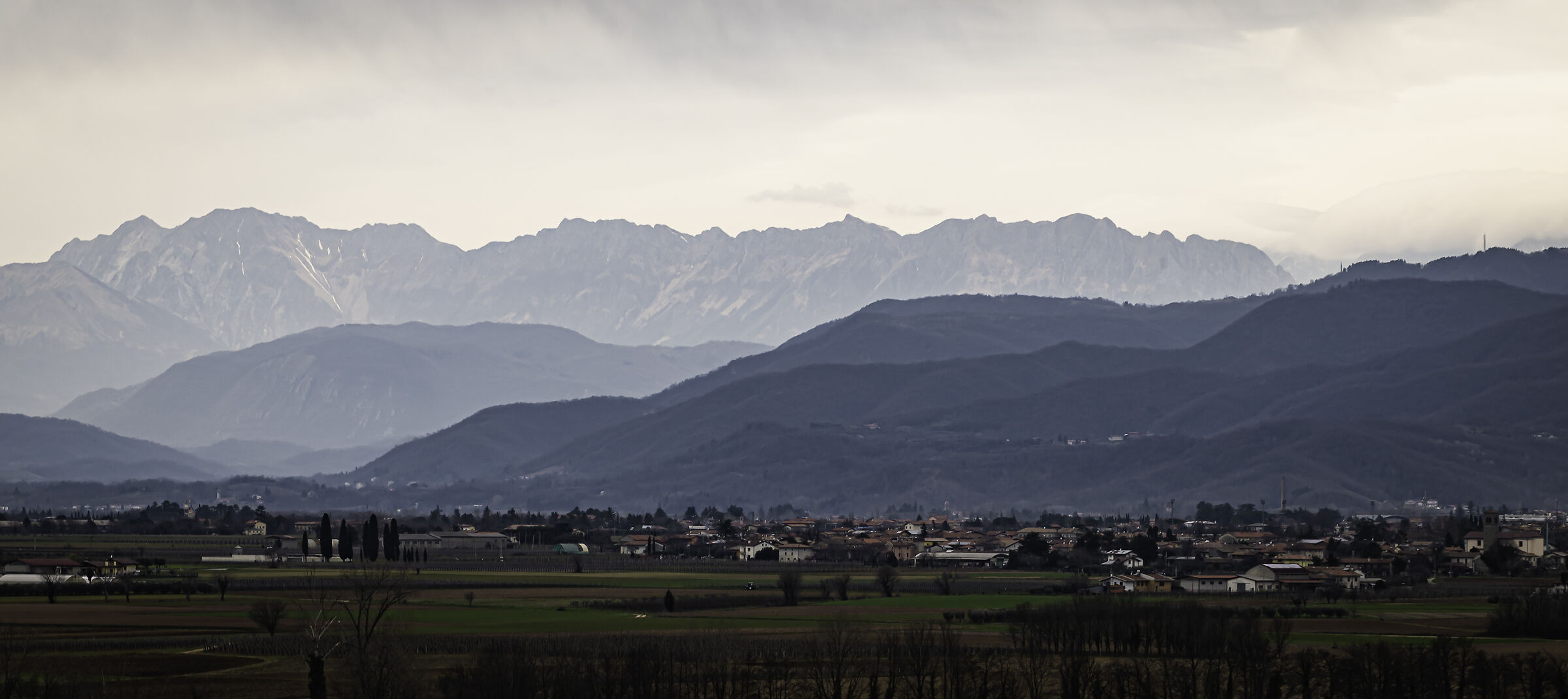Panorama dalla collina di San Anna