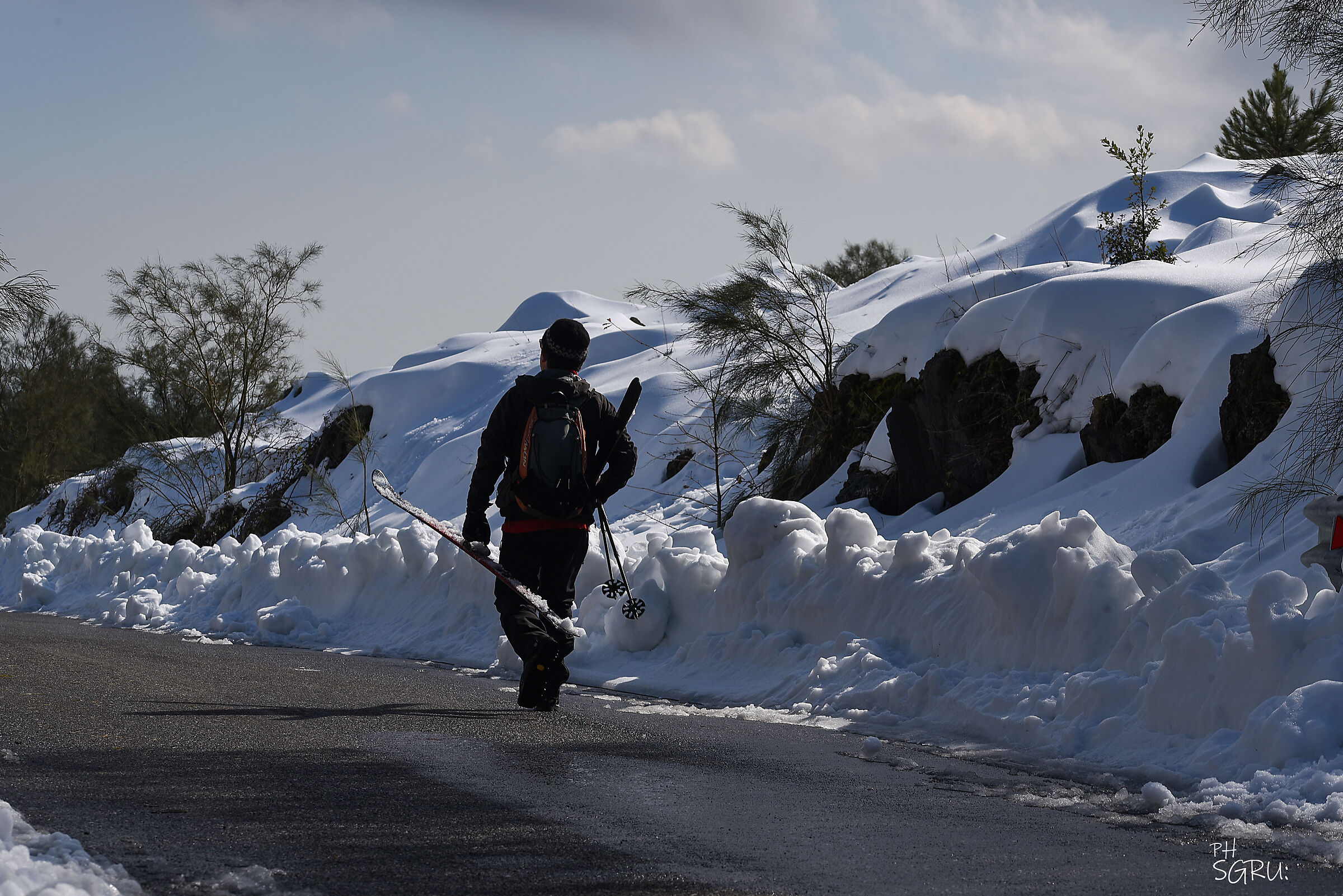 Etna volcanic roads