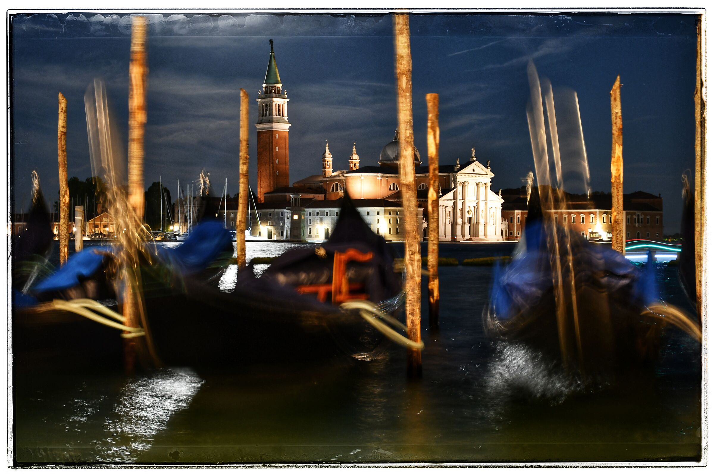 Gondole in movimento