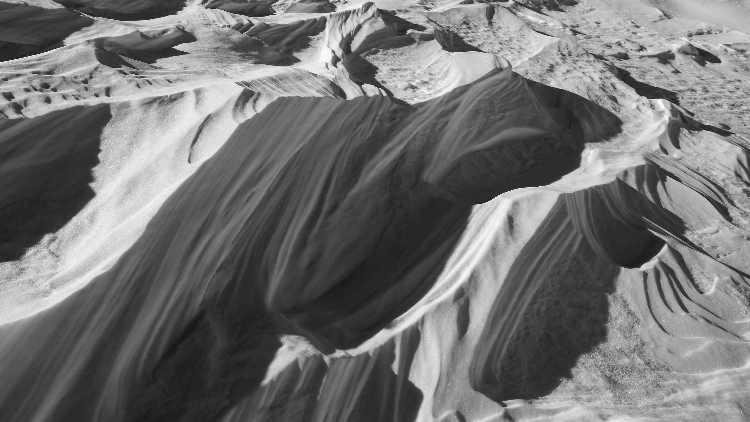 Mountains of snow