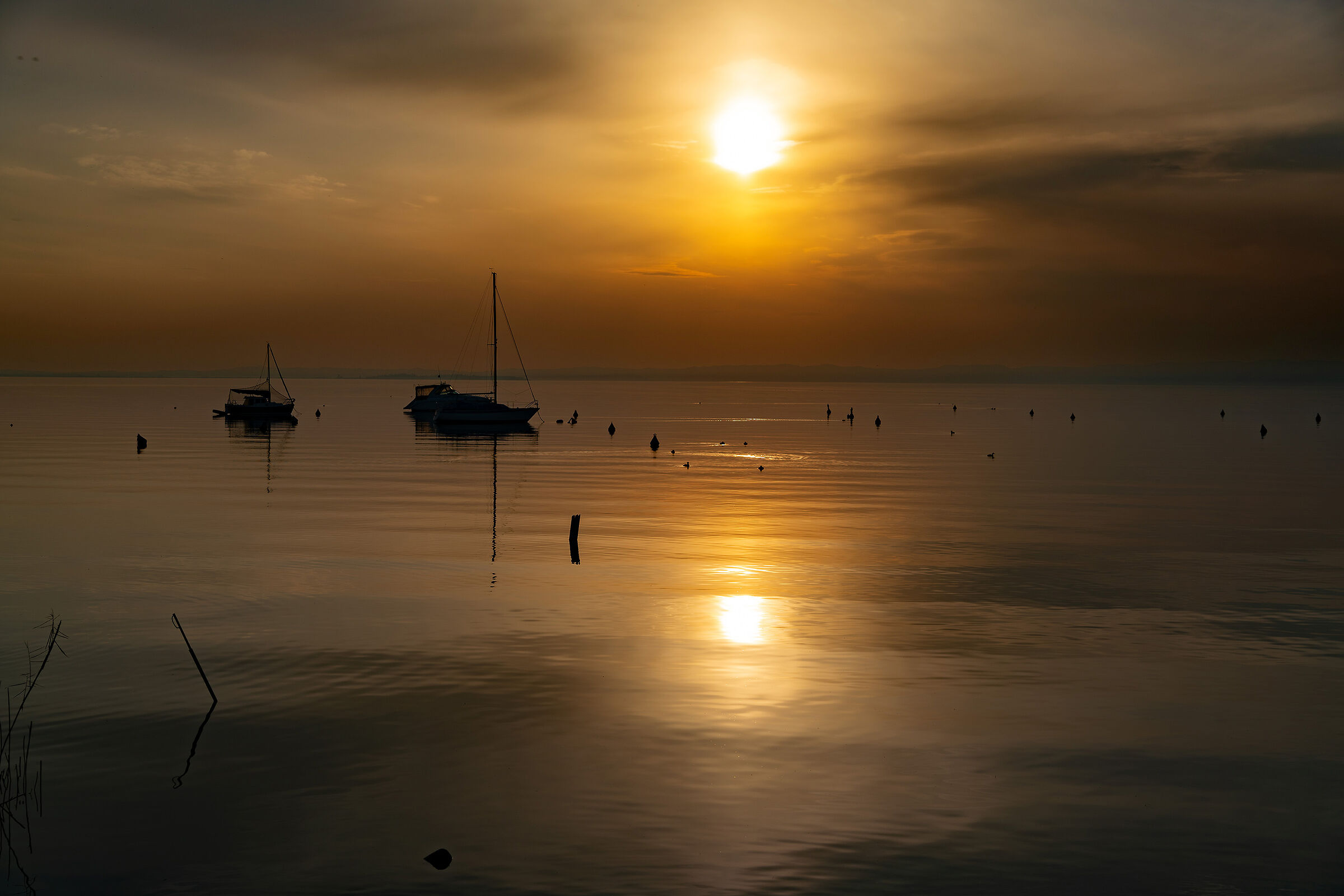 Tramonto sul Garda