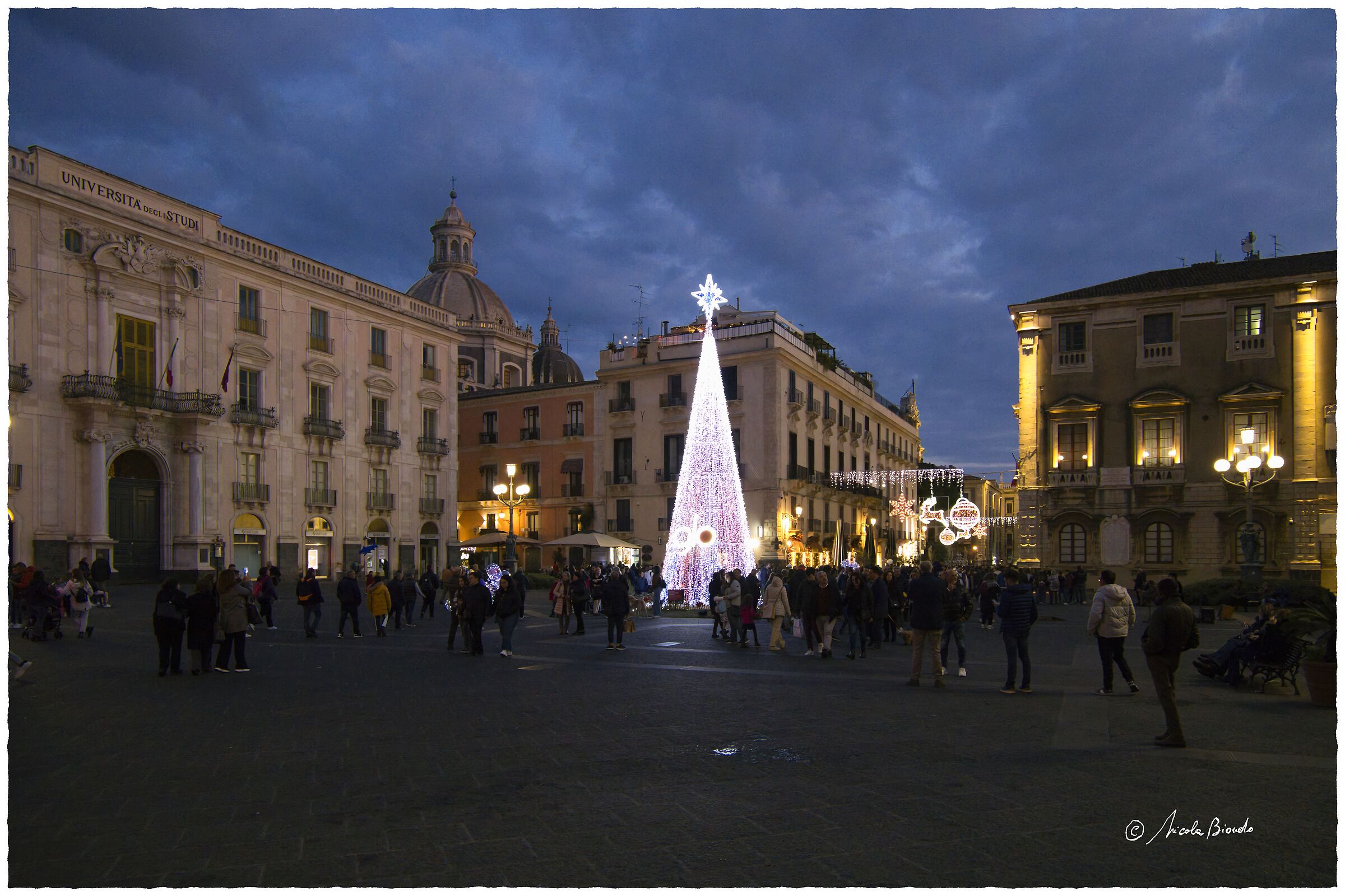 Catania in the evening