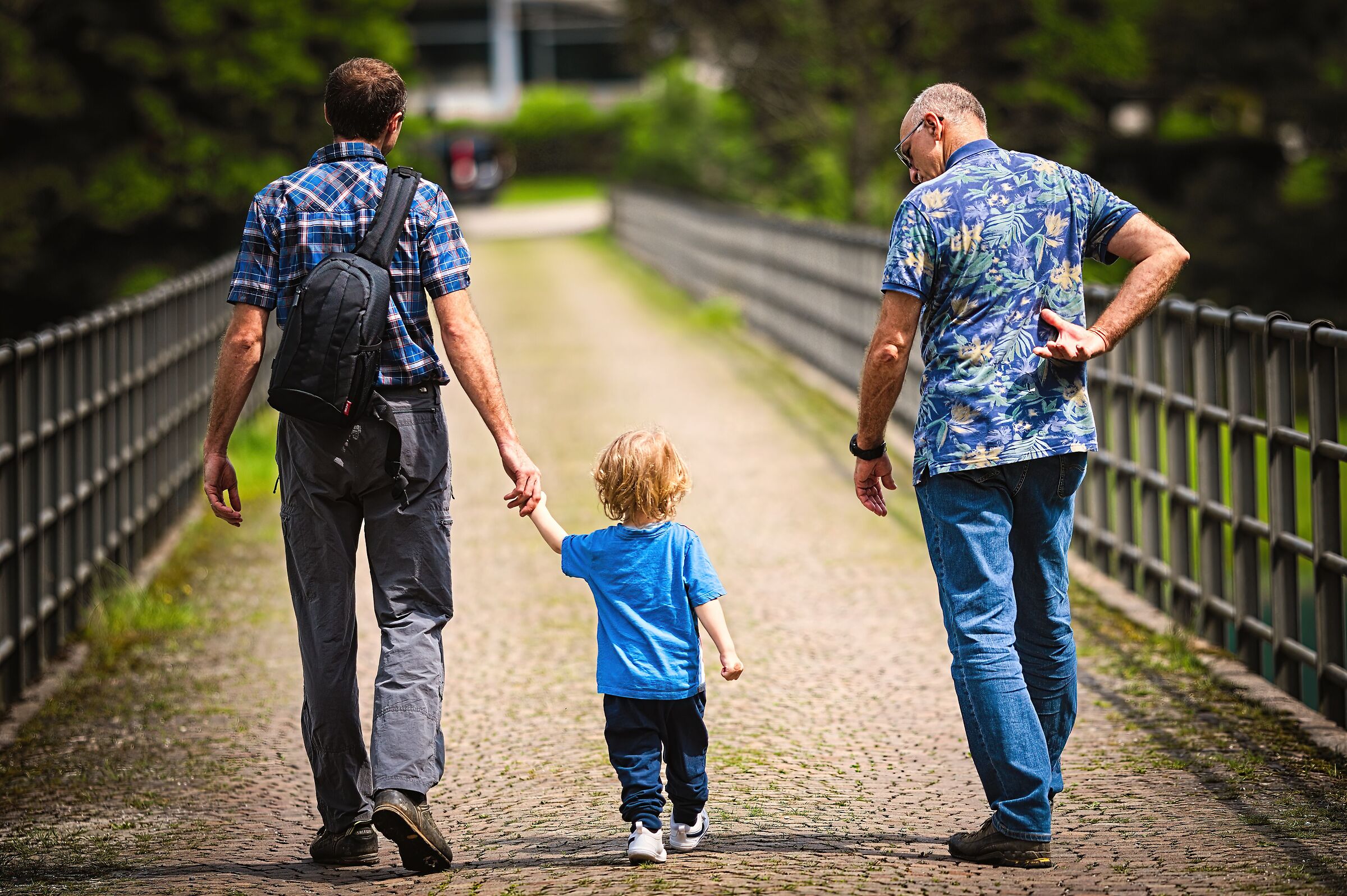 Three generations - Ponte Lago di Verzegnis