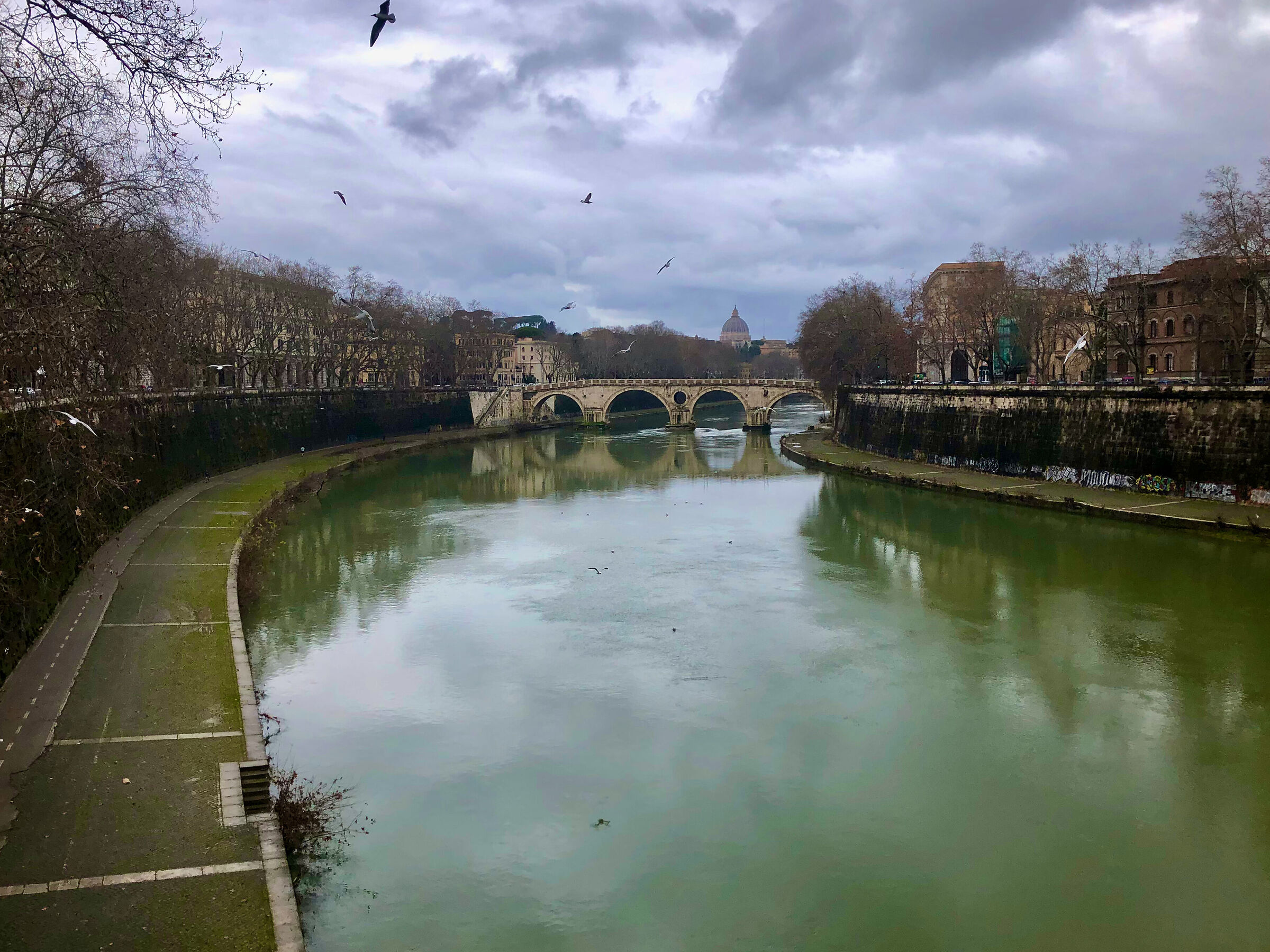 Roma: lungo il Tevere