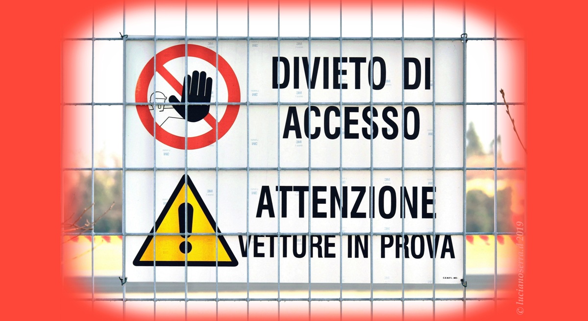 Divieto di accesso...