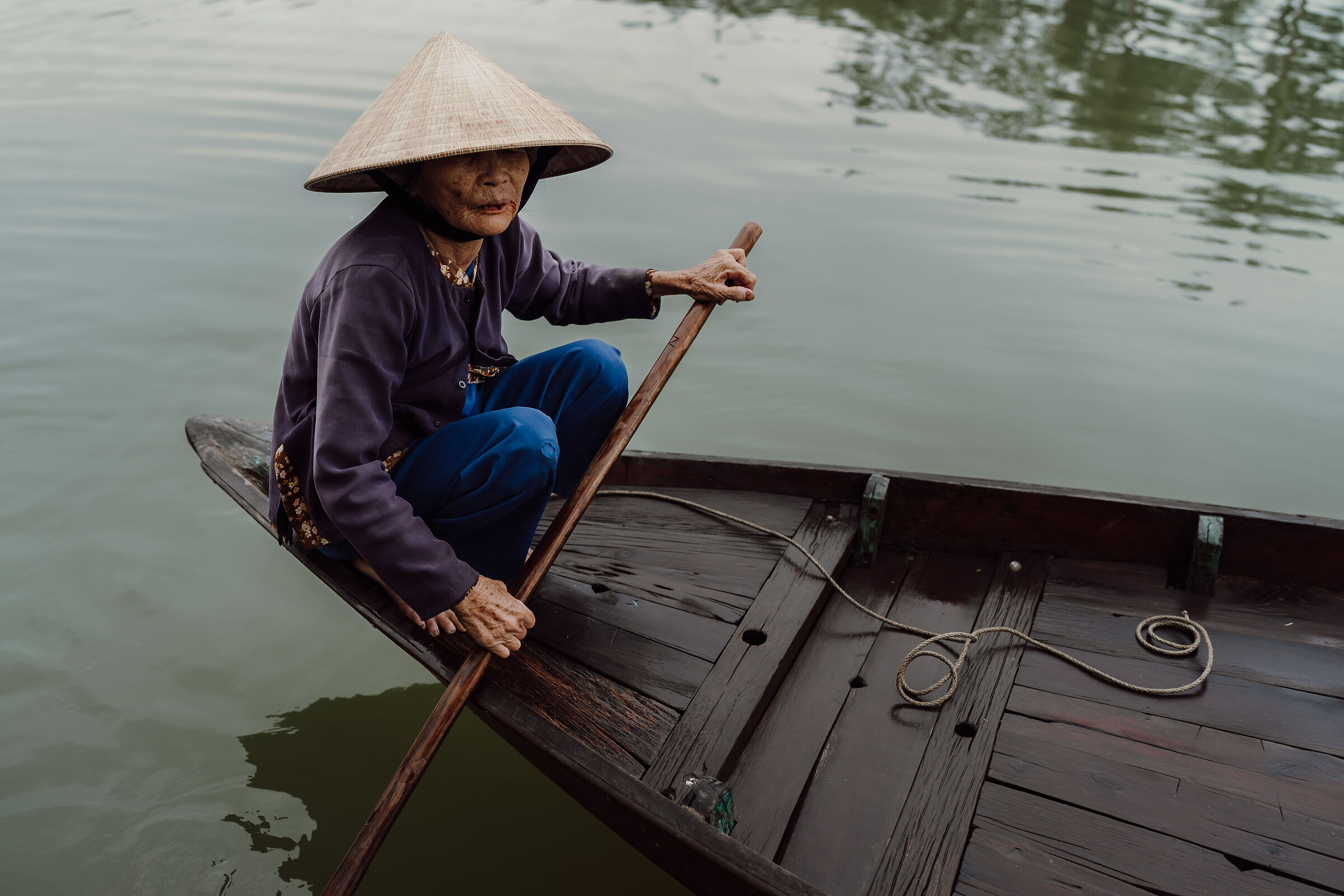 On the river of Thu Bon - Hoi An