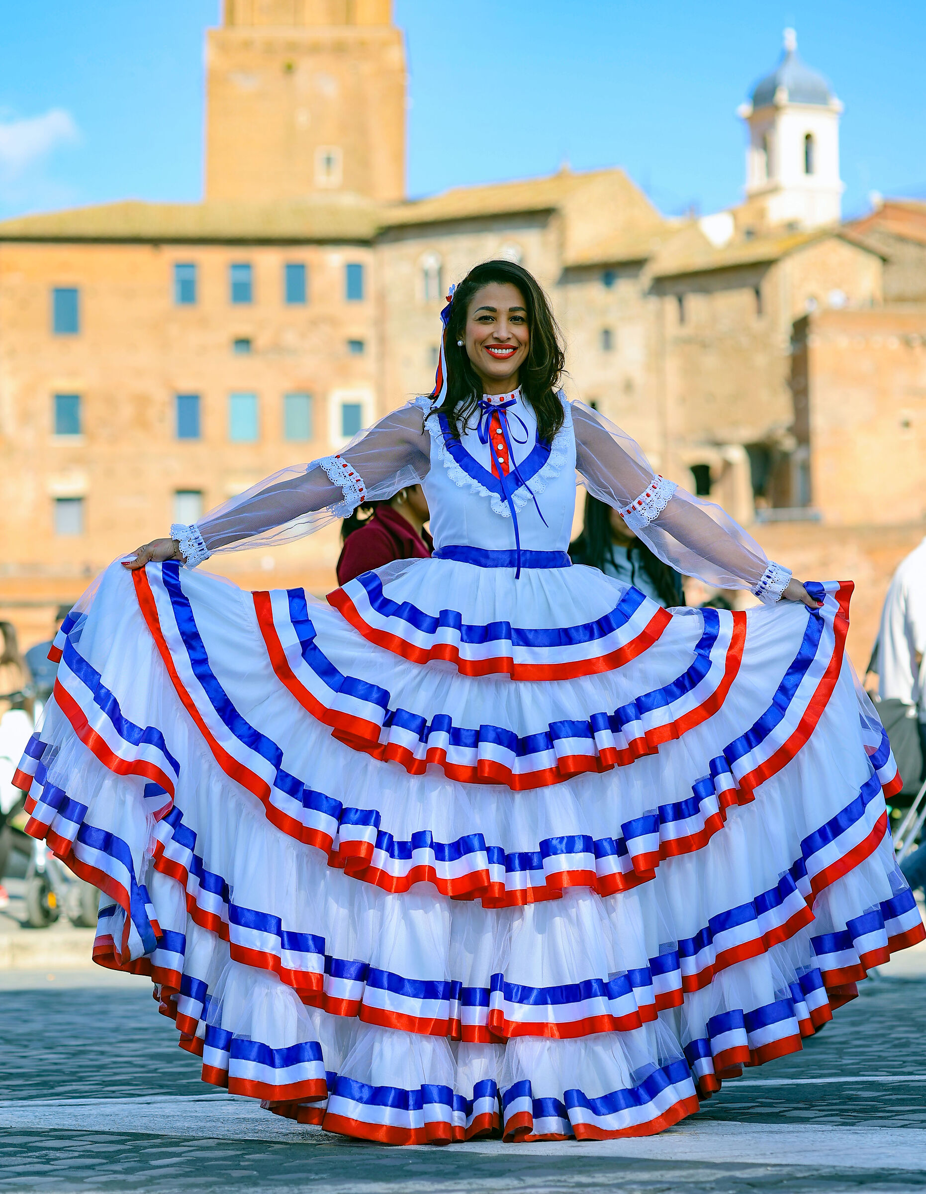Caribbean dress, Dominican Republic dress