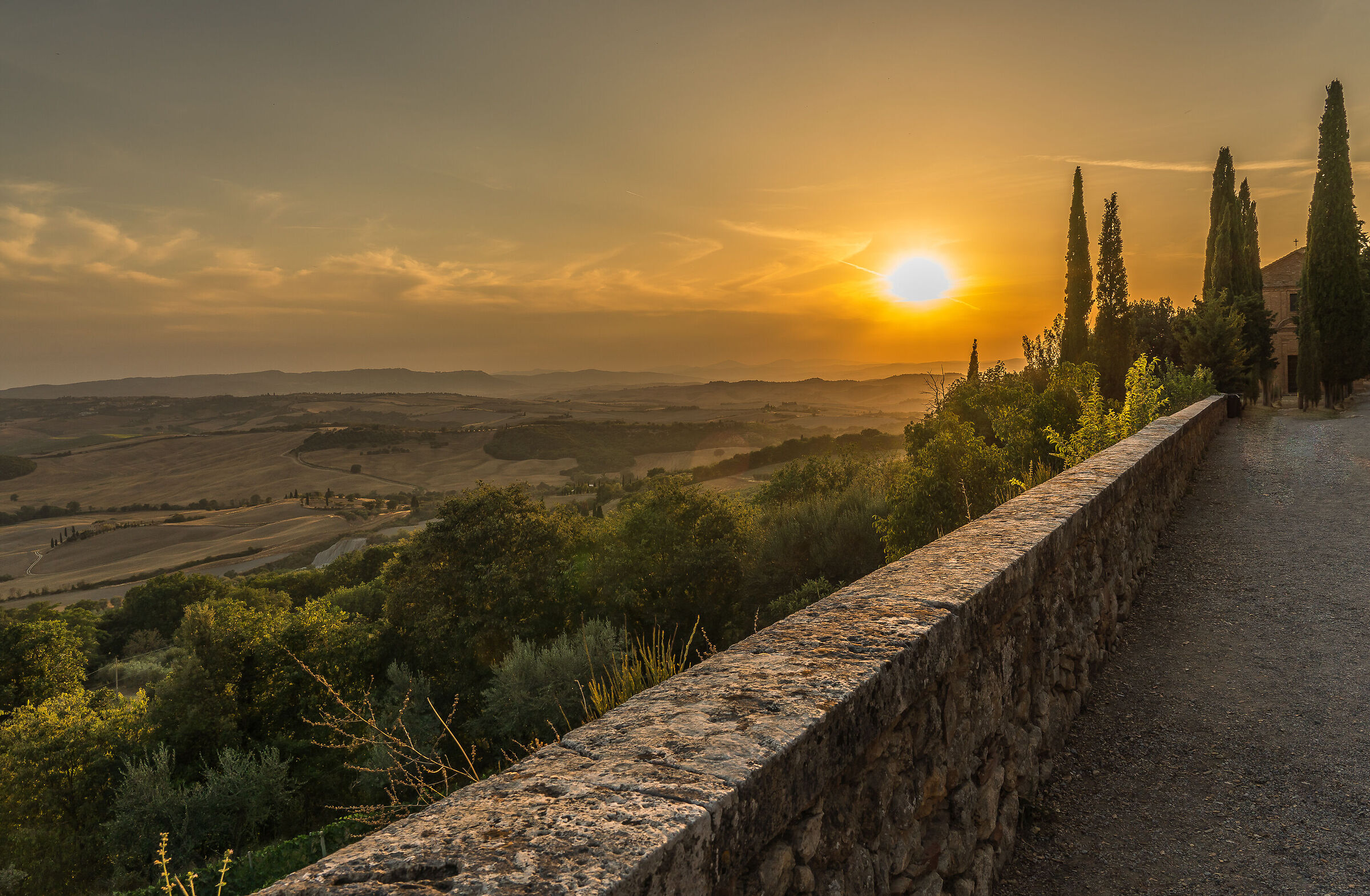 The balcony Pienza