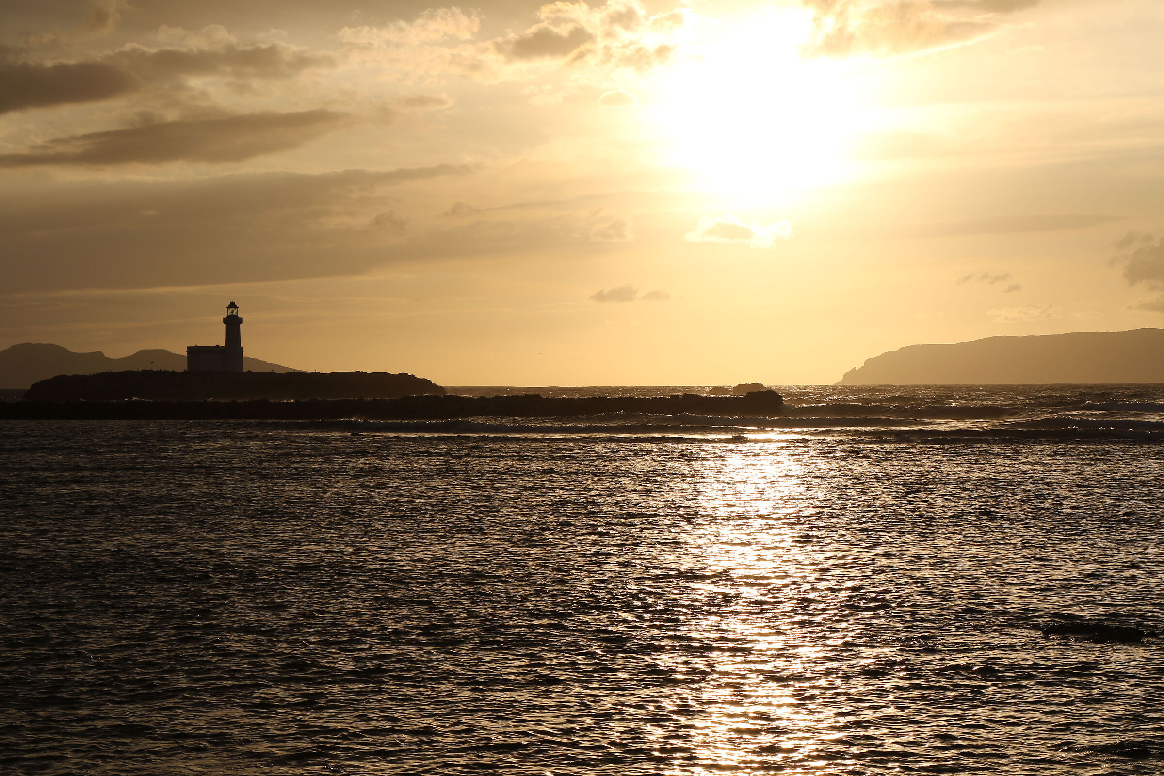 Tramonto sul mare di Trapani