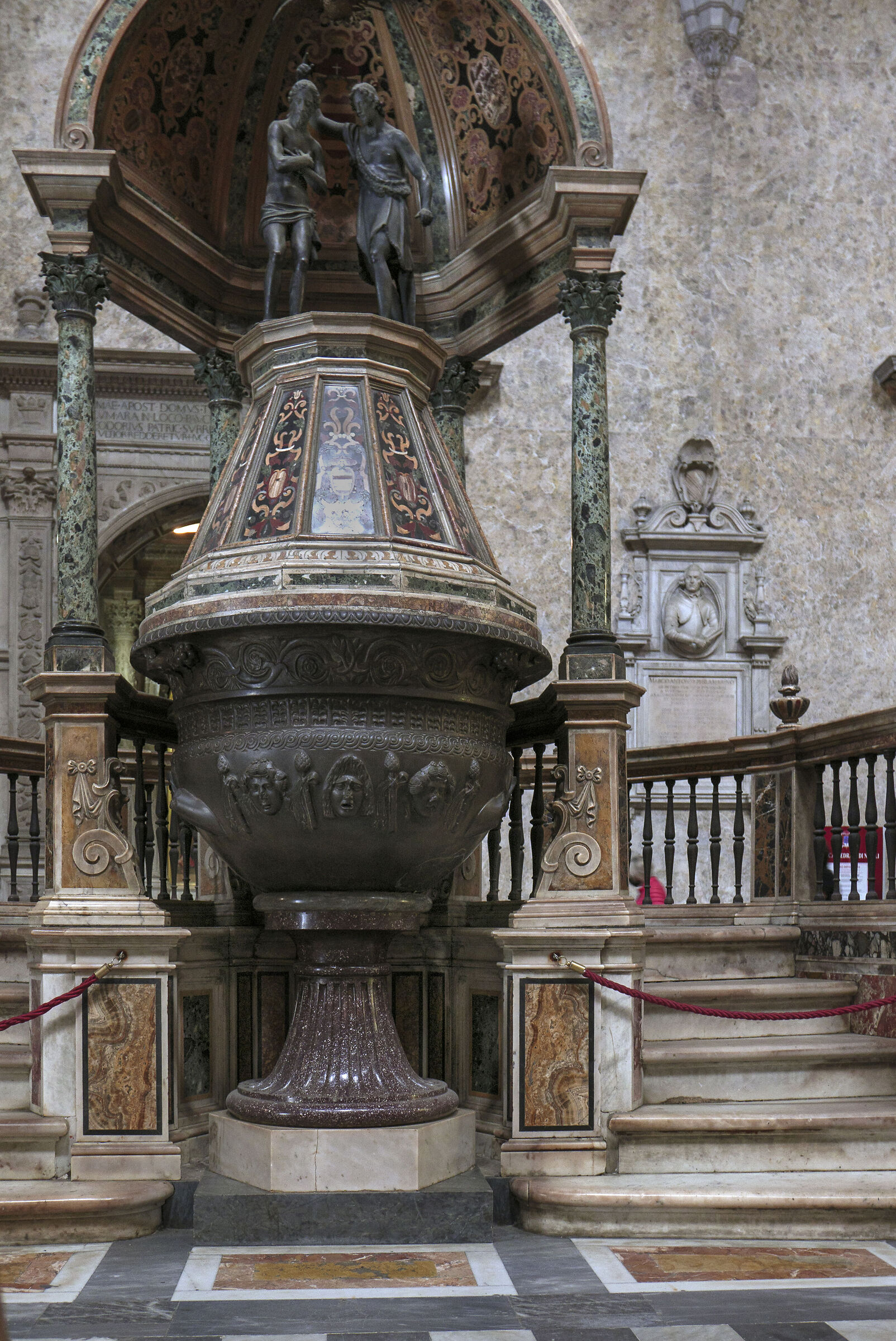 Baptismal font Duomo Naples