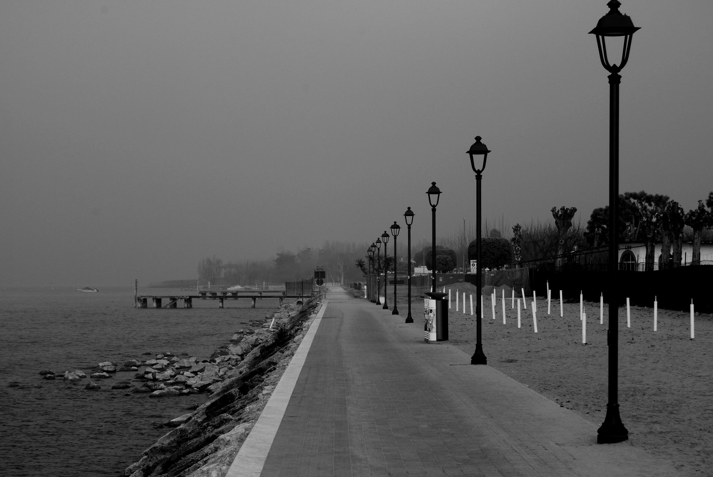 lake in winter