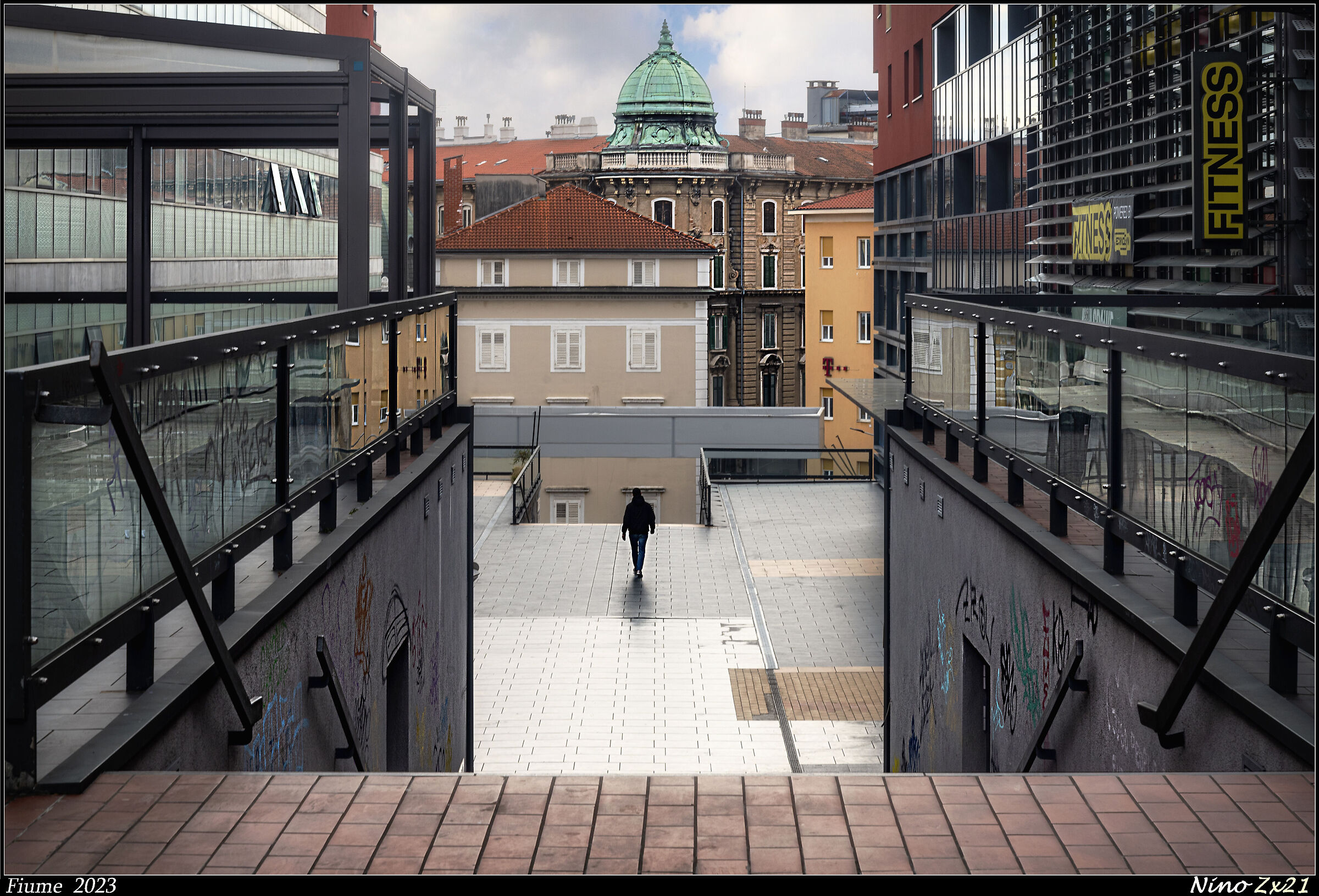 Contrasting buildings