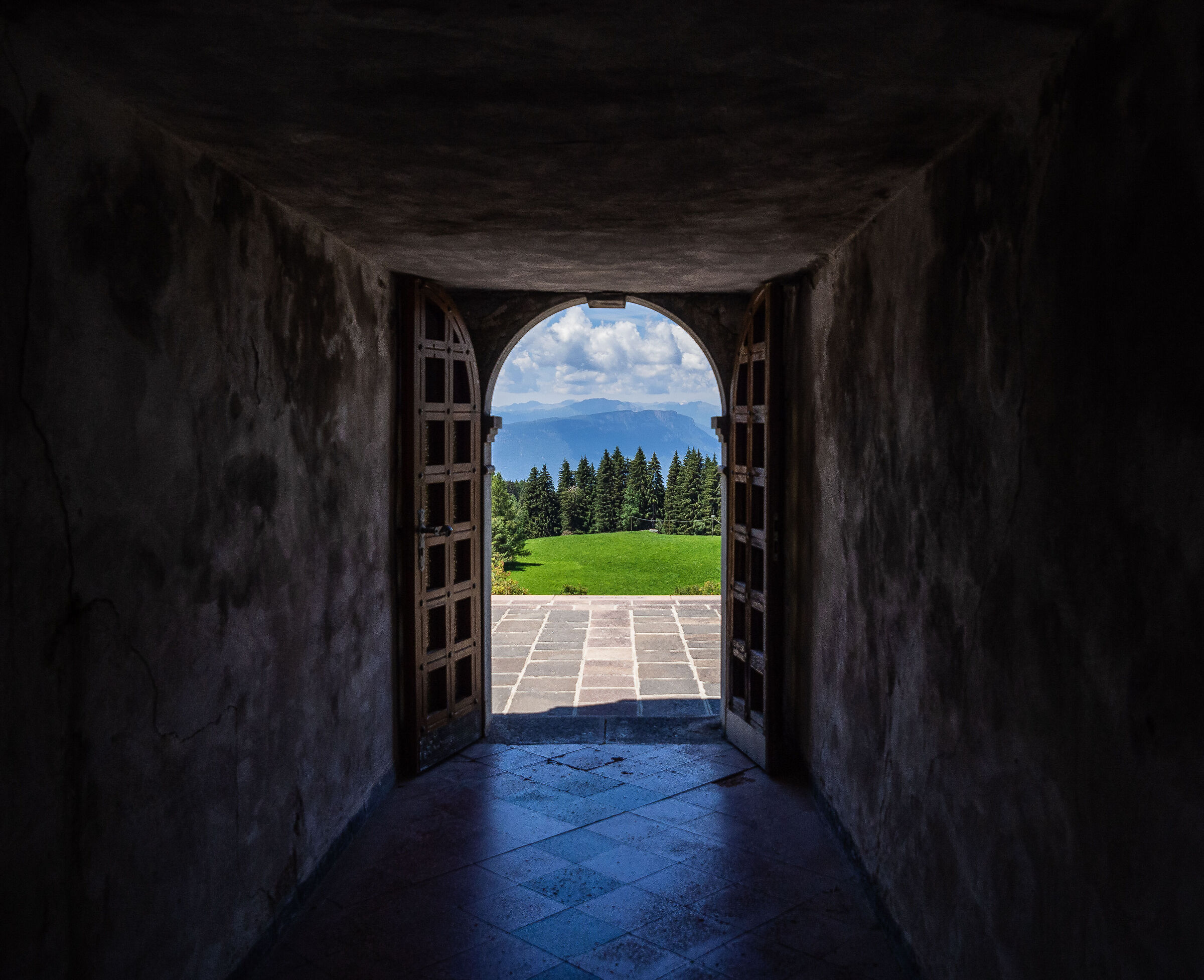 View from the Sanctuary of Pietralba