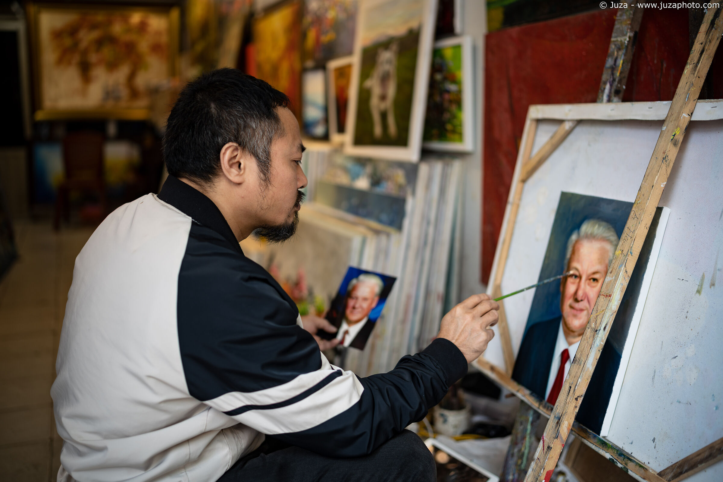 Il ritratto di Boris Yeltsin