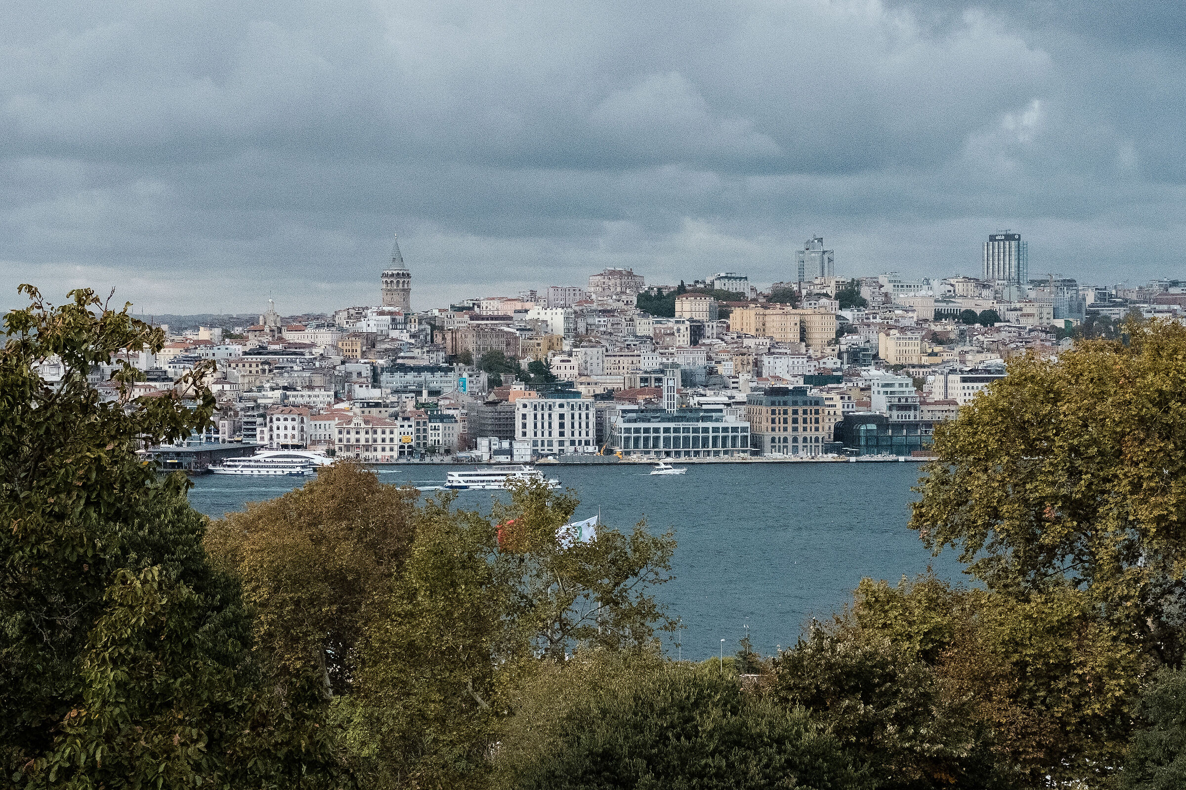 Beyoglu seen from Topkapi