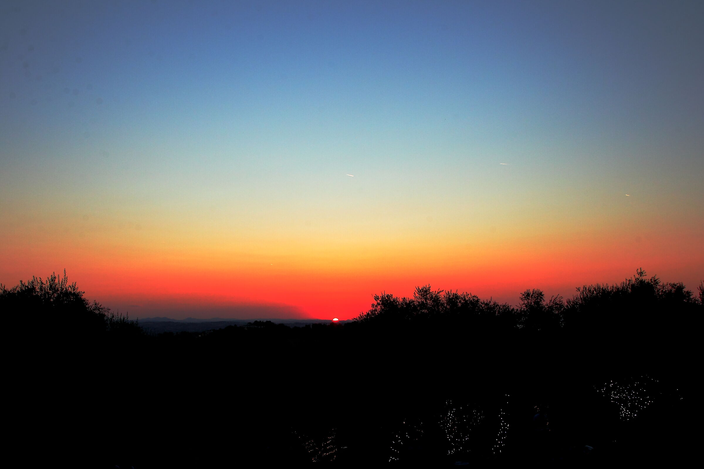 Sunset from Gradara